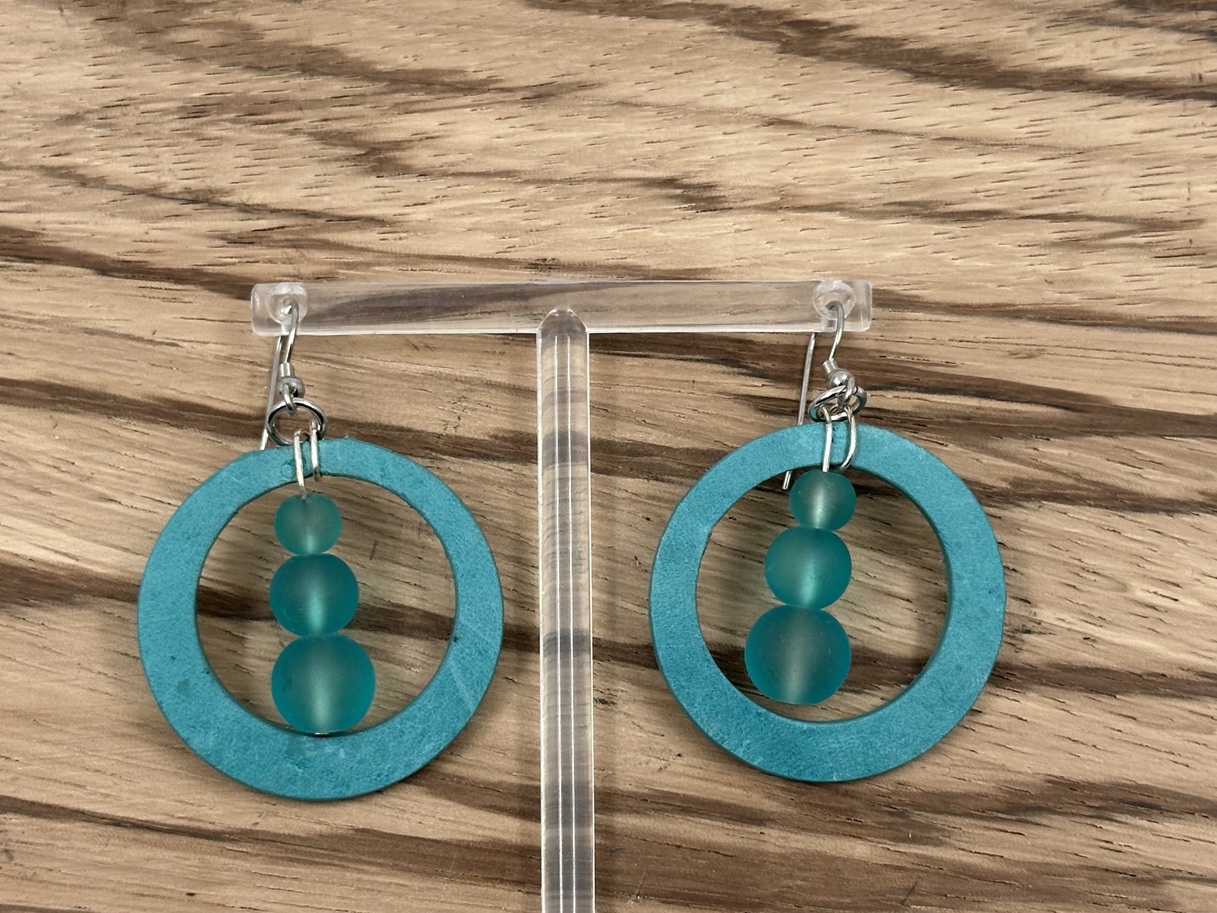 Leather Earings