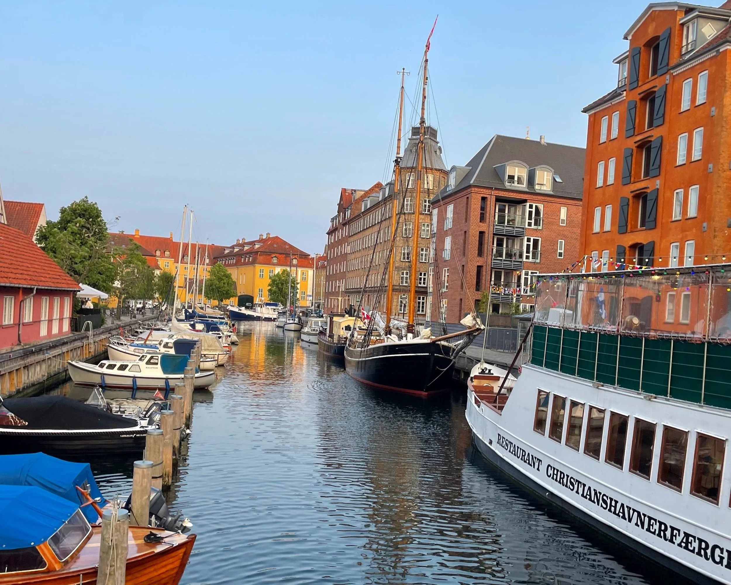 My new friend and captain, Caroline, steering our boat.  May 2023