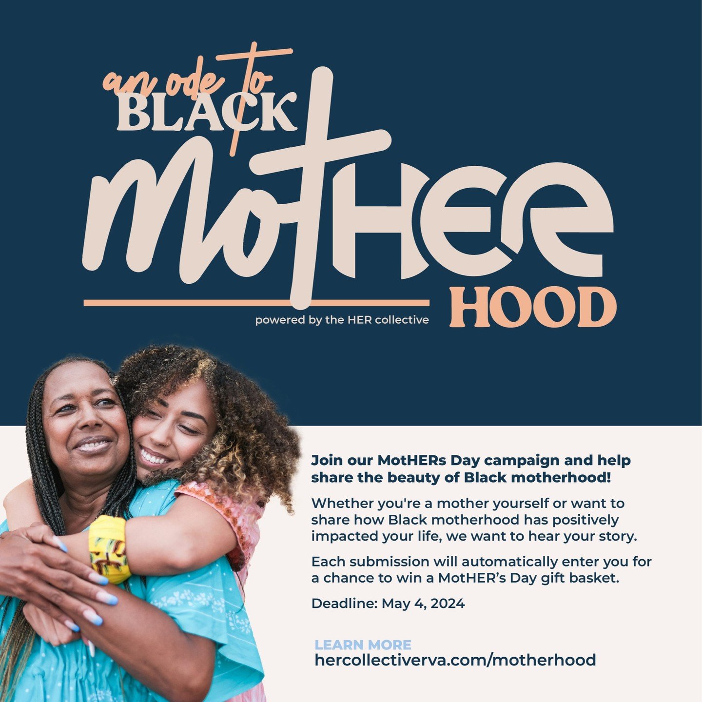 This Mother's Day, we're spotlighting the incredible strength, resilience, and love of Black motHERs everywhere. 💙

We invite you to be part of our special digital campaign, where we'll share stories, experiences, and reflections highlighting the un