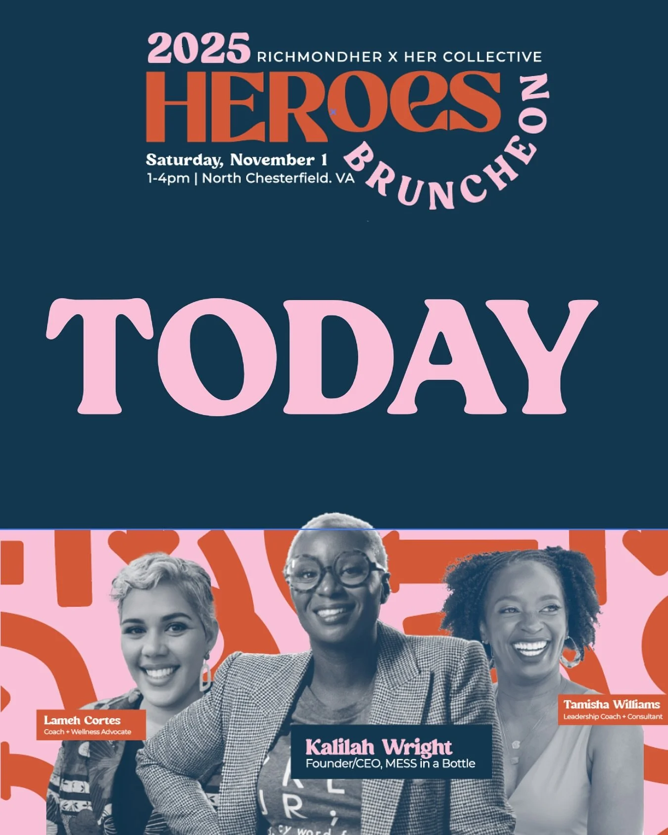 Today&rsquo;s the day! 💙

The 2025 HERoes Bruncheon is finally here, and we're excited to celebrate the incredible women who make our community powerful. 

Today, we honor our HERo Award winners, our partners, our vendors, and every single person wh