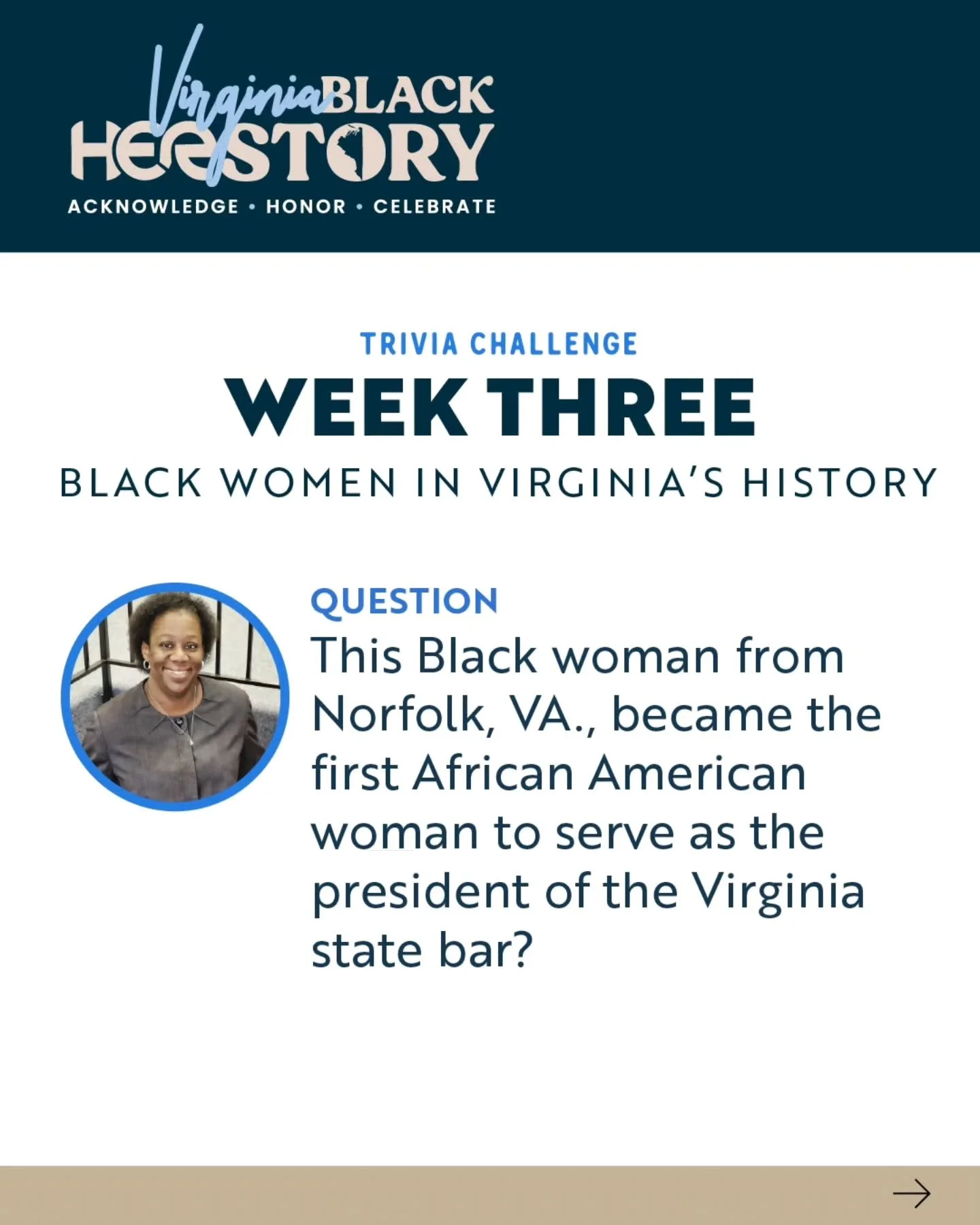 🎉 Week three of Black HERstory Month = game time! 

Our Wednesday trivia is still going strong in our IG Stories. Play, learn, and keep pushing for that exclusive Black HERstory t-shirt!

#BlackHERstory #BlackHistoryMonth #HERCollectiveRVA
