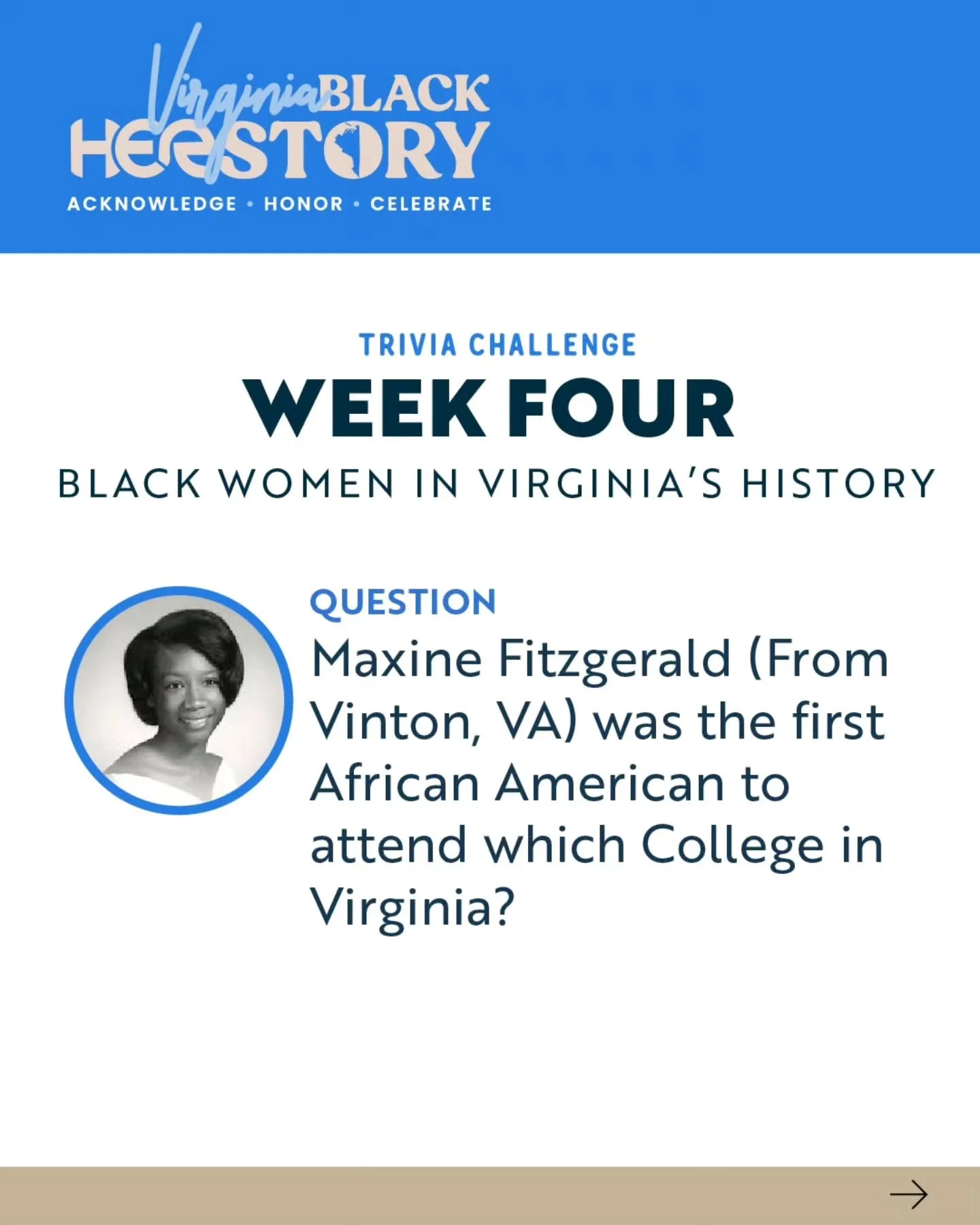🎉 Week Four is UP!
Last week? No winners. 👀
This week? We know somebody is ready to win!

Hop into our IG Stories for Black HERstory Trivia. Test your knowledge, learn something new, and try to score our exclusive Black HERstory tee.

Who&rsquo;s c