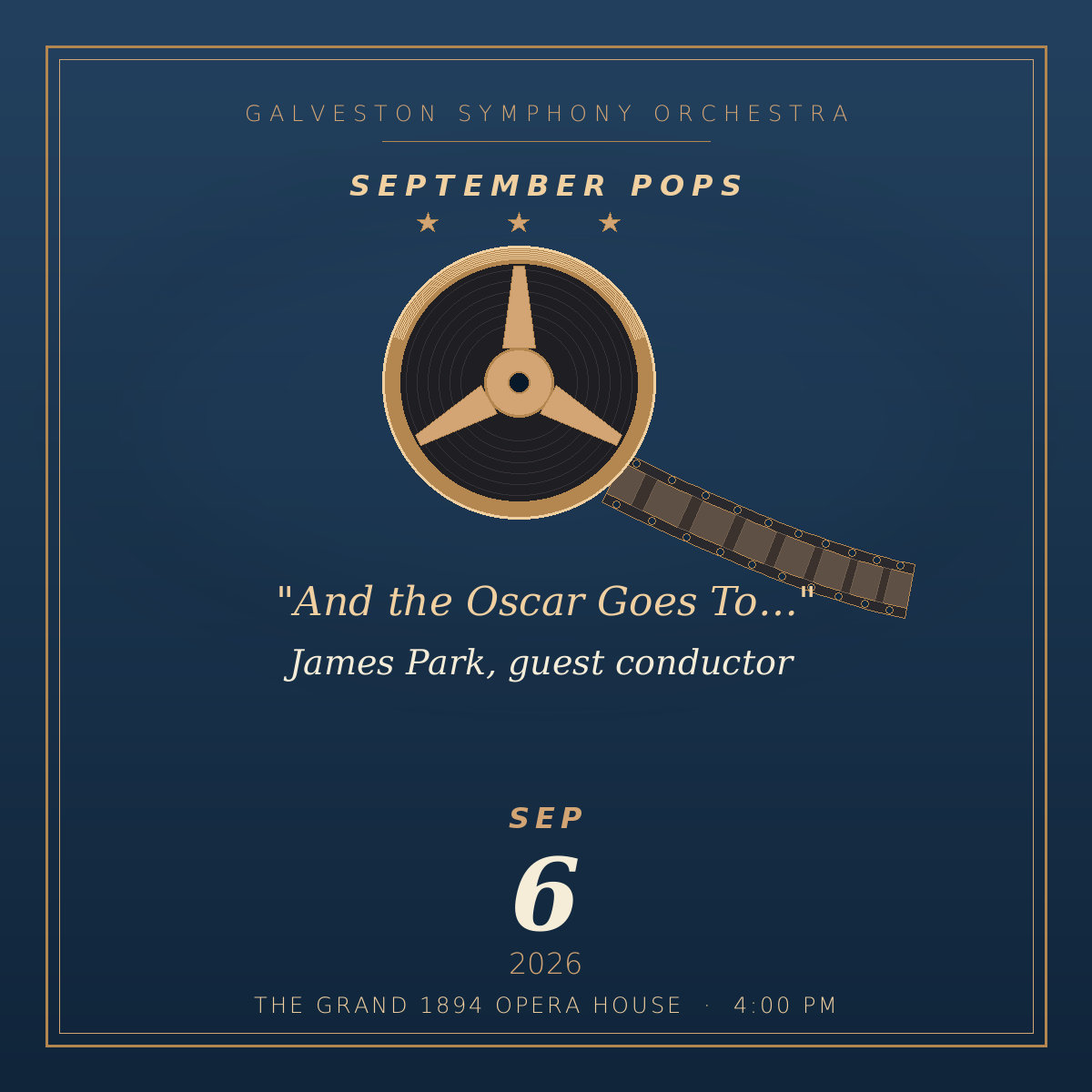 September Pops: And the Oscar Goes To...