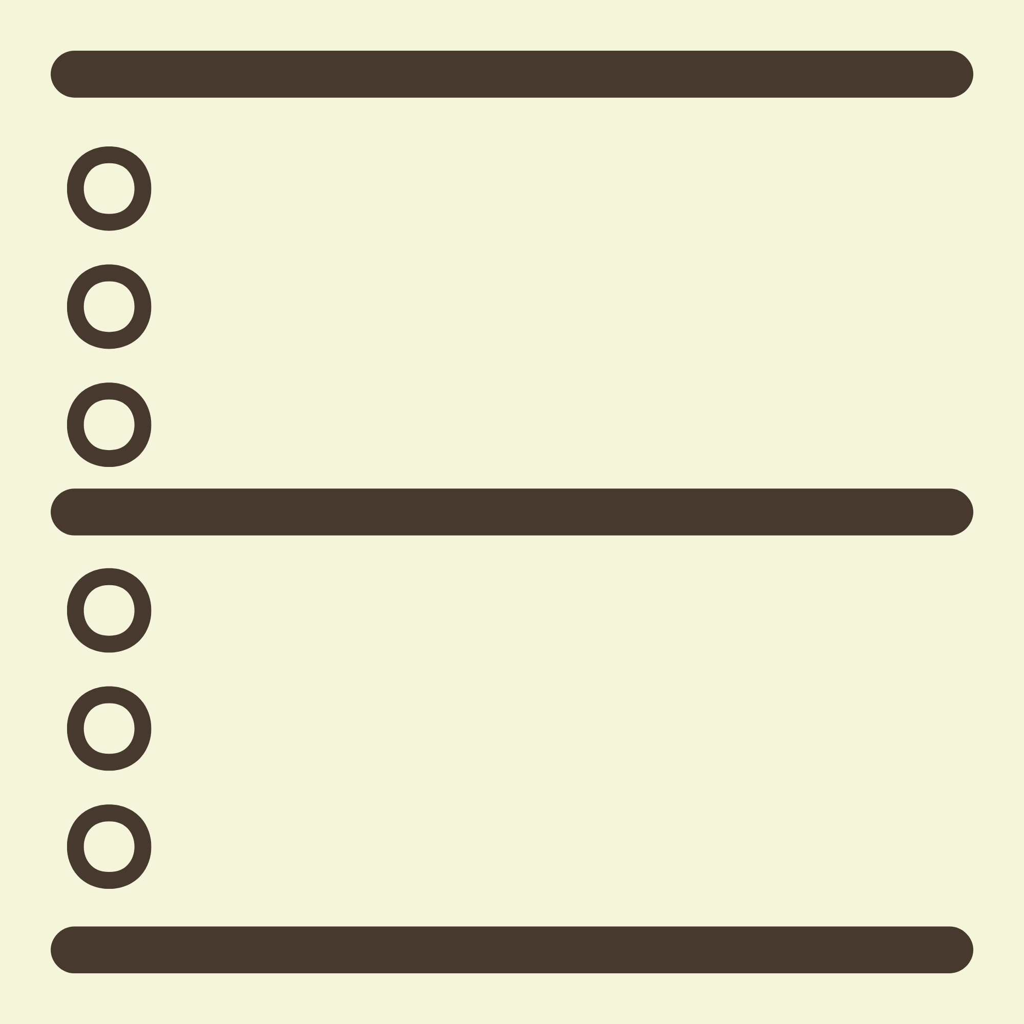 How should a wine list be organized?