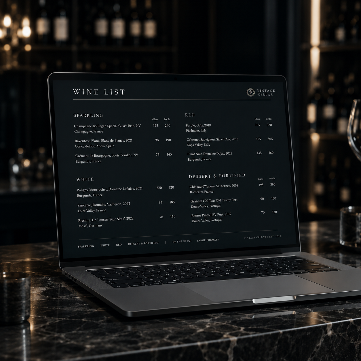 Should restaurants publish their wine list online?