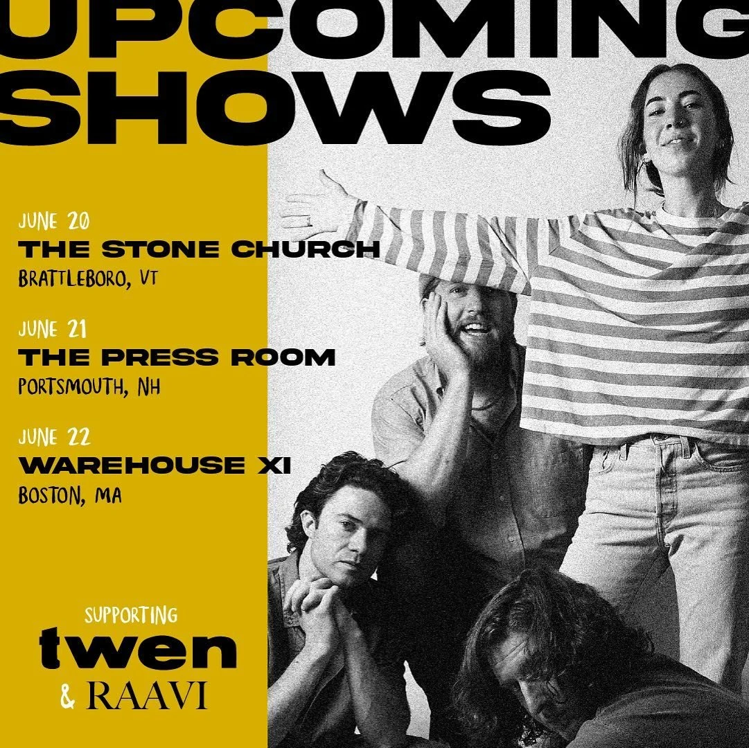 tagging along for a few dates supporting @twen_band and @raaviband very excited for these ones