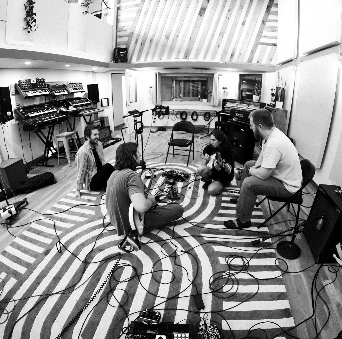 we had such a blast recording the first half of our record down in Asheville🤎 feeling incredibly lucky to be able to work with the amazing folks at @_dropofsun_ and hear these songs take on a new form. can&rsquo;t wait to get working on the next few