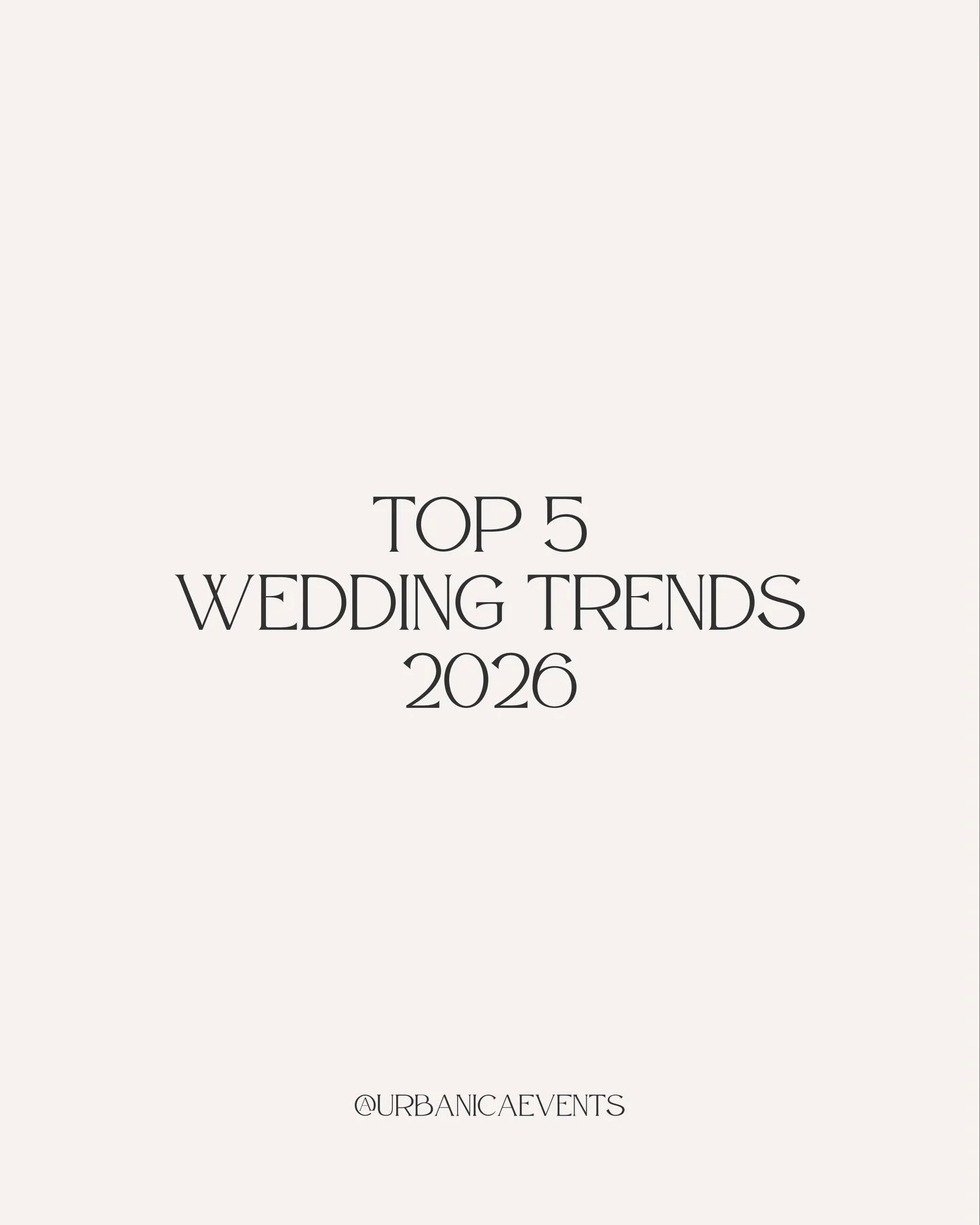 Top 5 wedding trends to look out for in 2026

Planning a wedding or any event involves many moving parts and couples are moving away from the sake of excess and instead investing in experiences, atmosphere, and thoughtful design choices that feel per