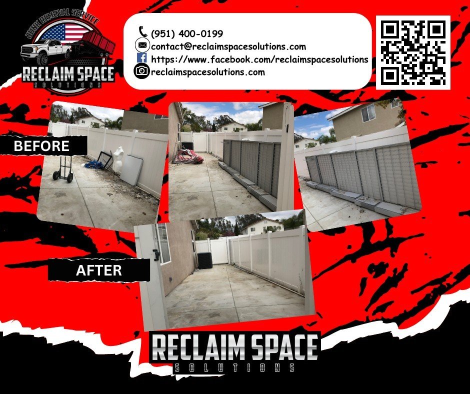 🚛 Got junk? We've got the solution! 🚛

Tired of staring at that clutter mountain? We're your superhero squad ready to swoop in and save the day! 🦸&zwj;♂️ Say goodbye to junk stress and hello to space bliss with Reclaim Space Solutions!

Why pick u