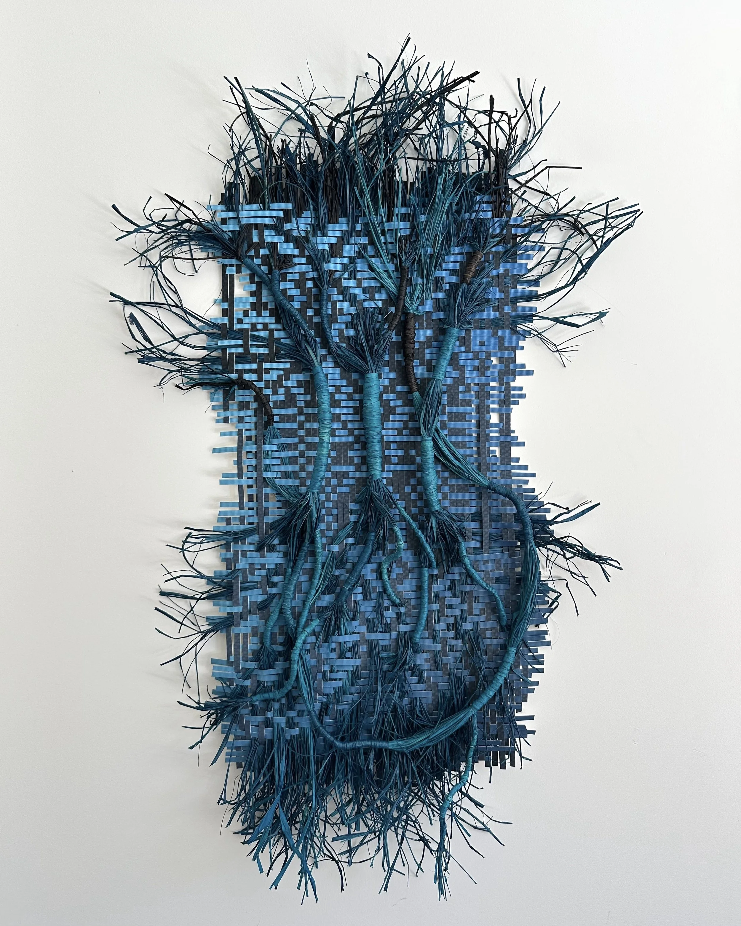 ROOTS AND STONE IN BLUE