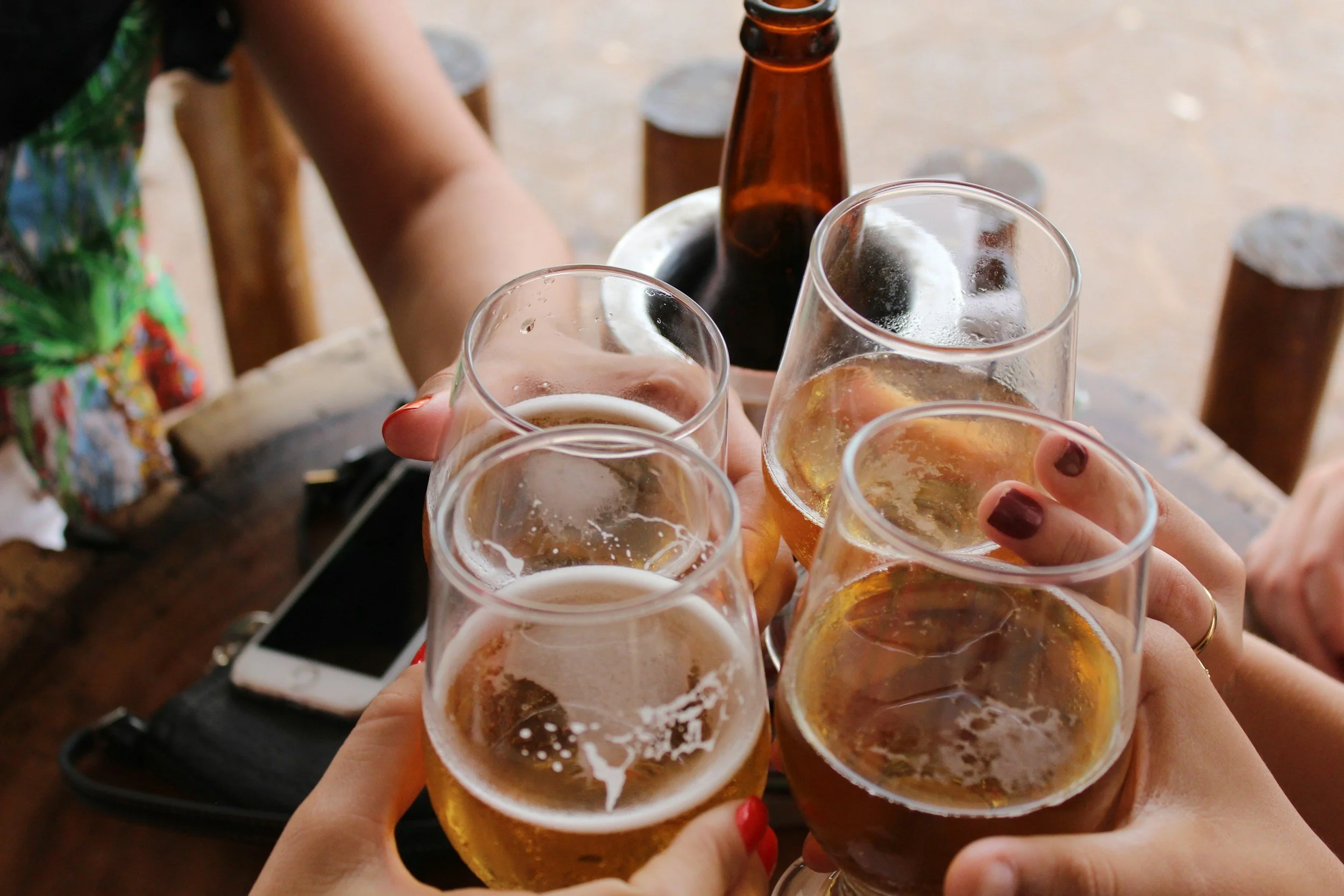 glasses of beer