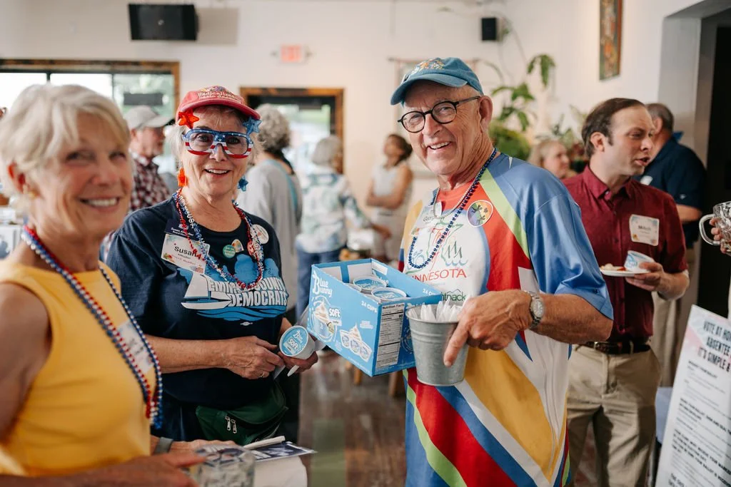 ECDP board members help guests