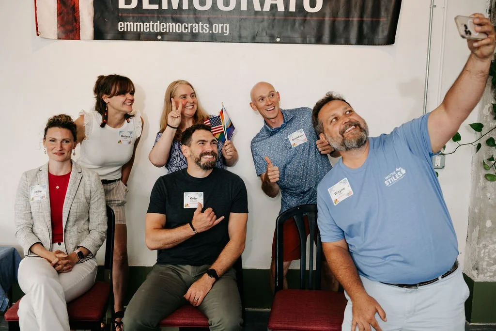 candidates having fun