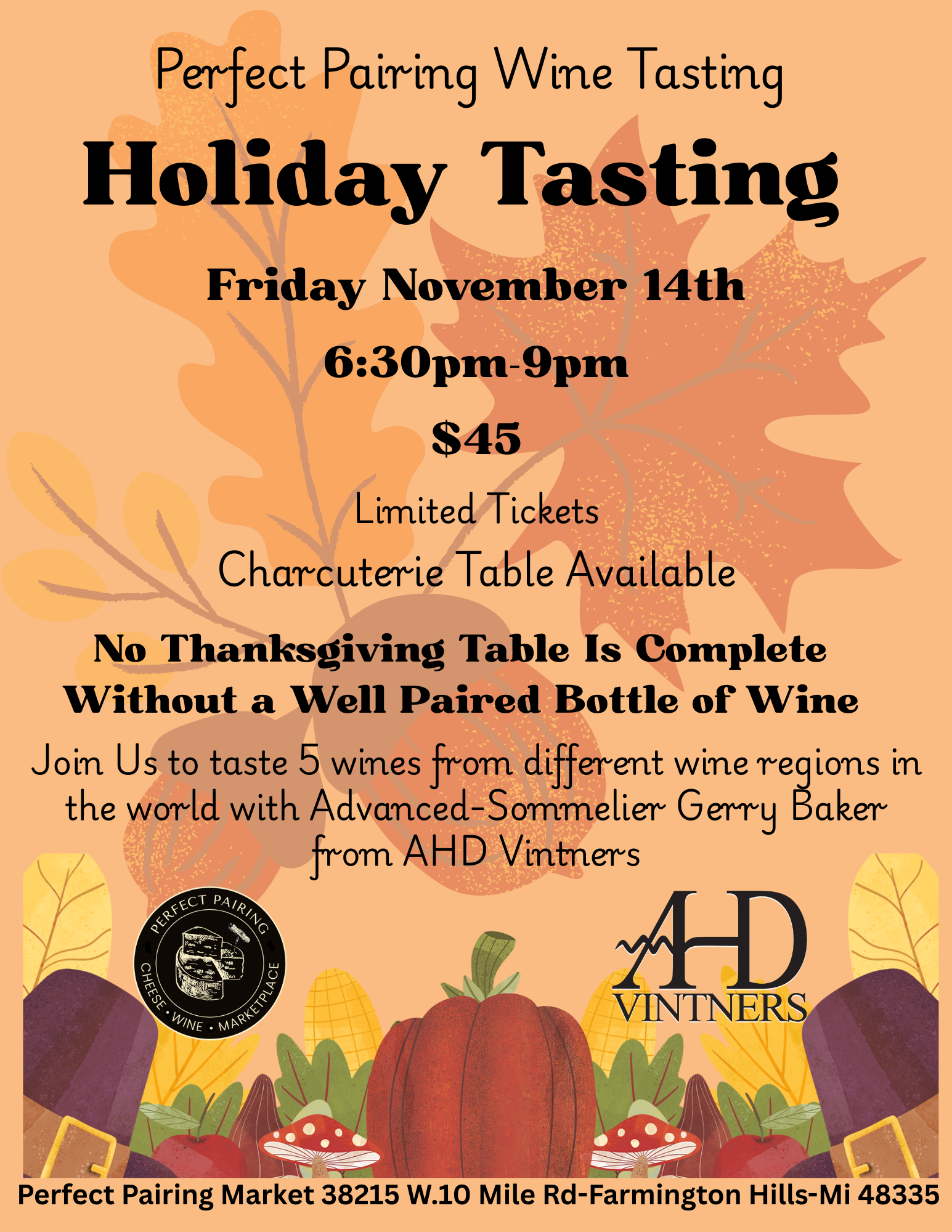 Holiday Tasting