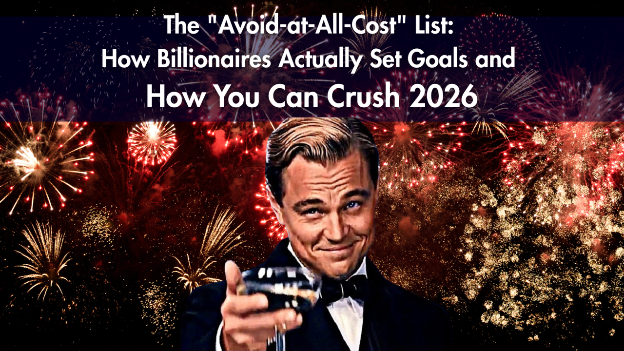 The "Avoid-at-All-Cost" List: How Billionaires Actually Set Goals and How You Can Crush 2026