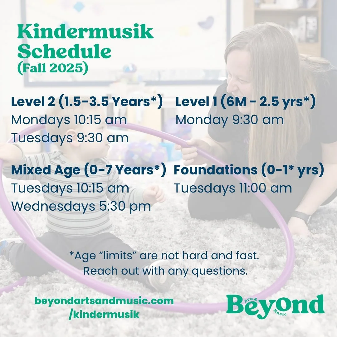 We are very excited to announce our Fall Schedule for Kindermusik with Miss Christa!  We hope to see you at BAM!  Classes begin the week of September 8!

#bexleyohio #kindermusik #columbuskindermusik #beyondartsandmusic #assseeninbexley #musicfortodd
