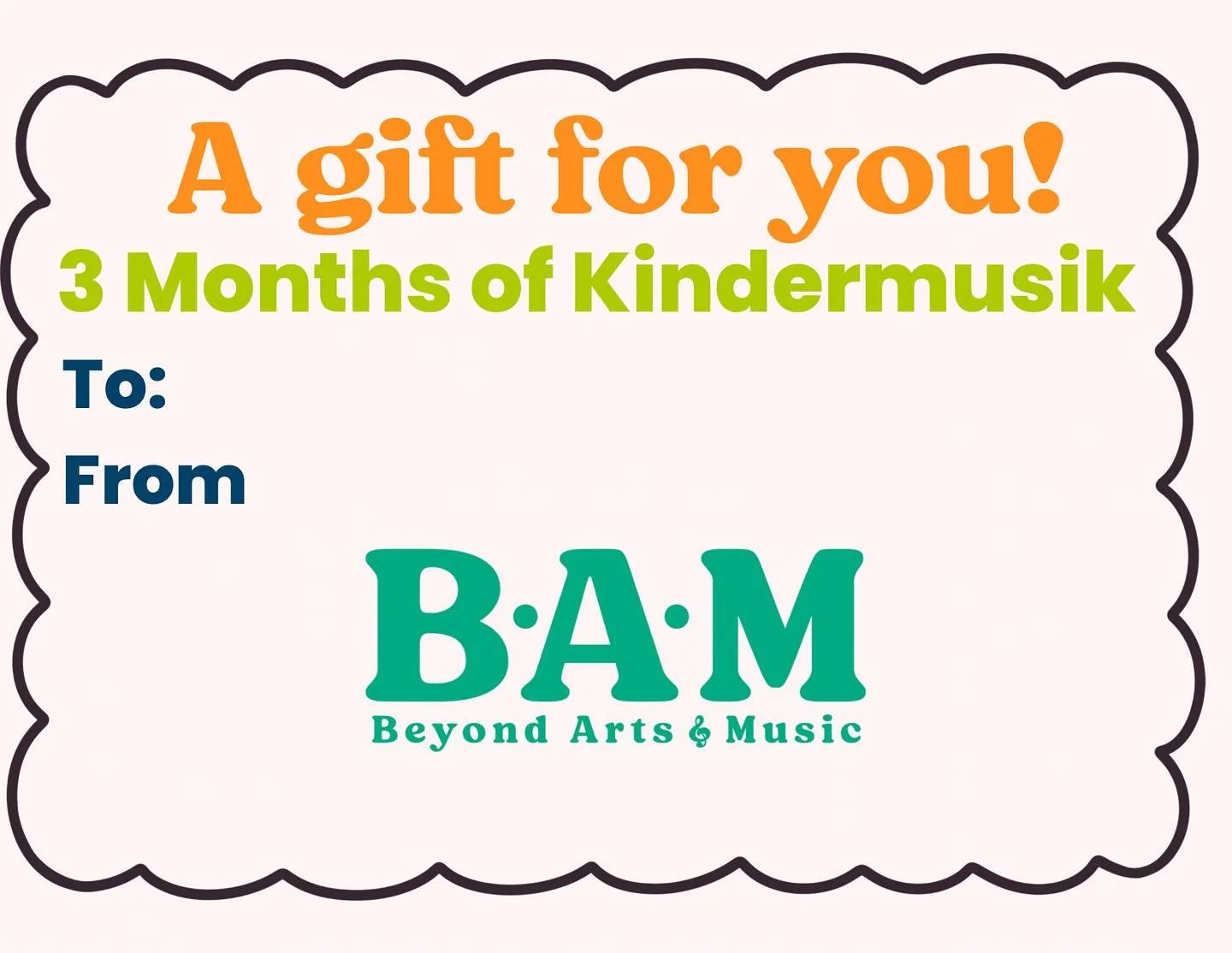 Starting to make your gift giving list?  Maybe your kids would love the gift of a music experience for the Holidays?  We have gift certificates now!  Reach out to ashley@beyondartsandmusic to learn more or send us a DM!

#experiencegiftsforkids #musi