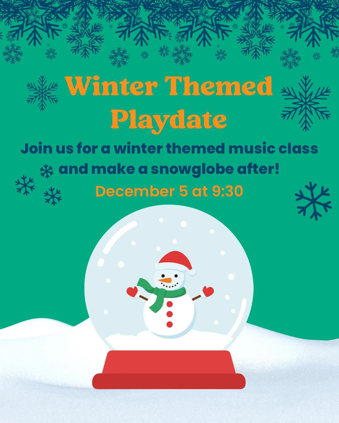 Join us for a morning of music and crafting!  Miss Christa will share a Winter Themed music class followed by a snow globe craft!  Learn more here: https://register.mykpro.com/kids-music-classes/class-details/CC8271

#musicandmovement #asseninbexley 