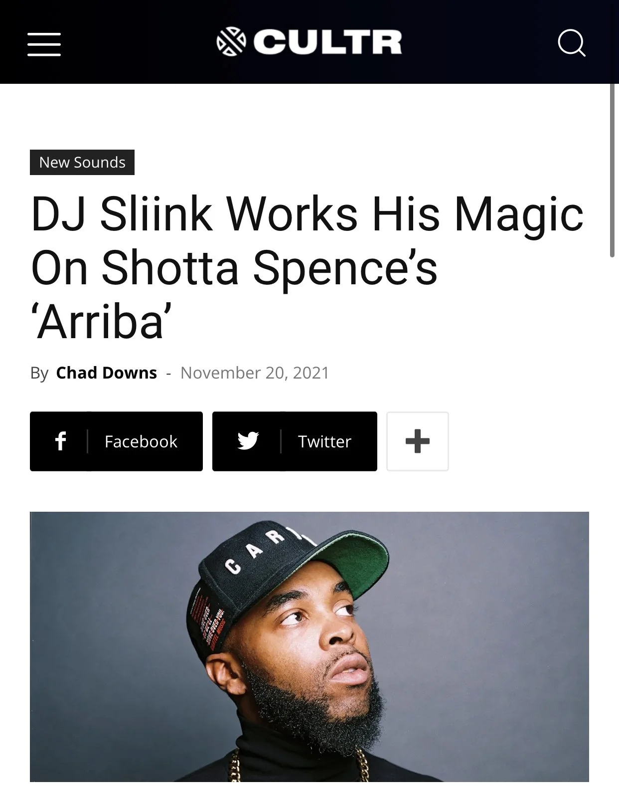 CULTR premier's Dj Sliink x Shotta Spence Arriba Remix 💯