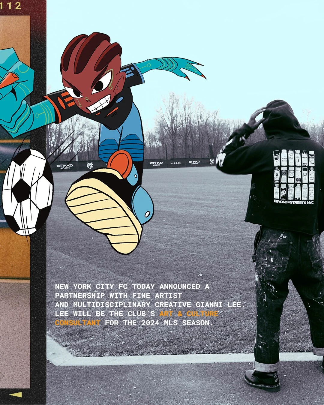 Gianni Lee named the Arts &amp; Culture Consultant for Major League Soccer (MLS) New York City FC (NYCFC) for the 2024 Season!