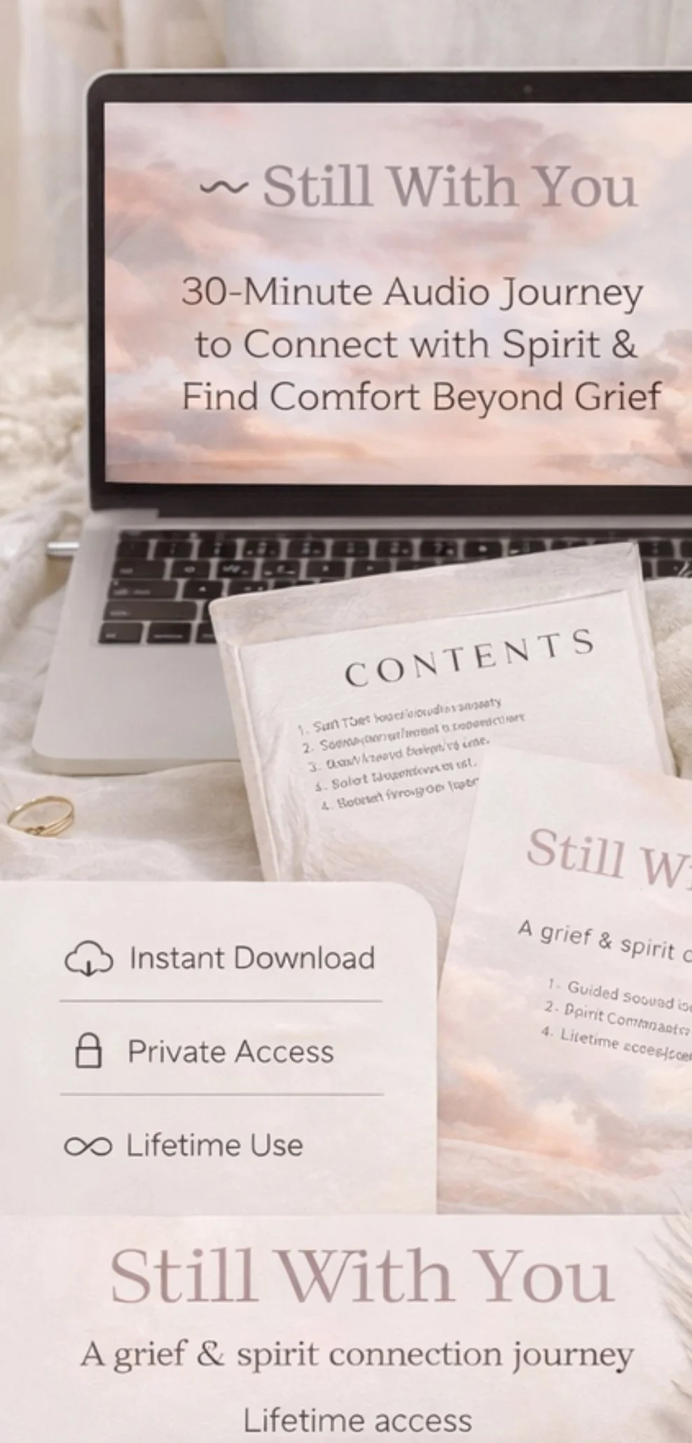 Still With You grief healing audio course cover