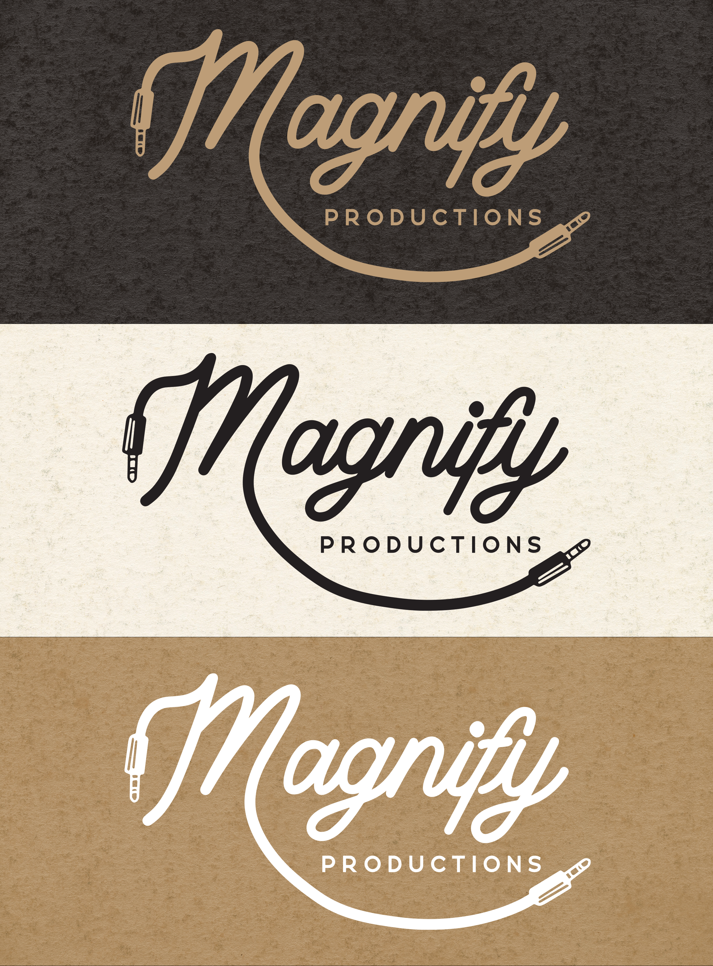 Magnify Media Productions Logo Renditions