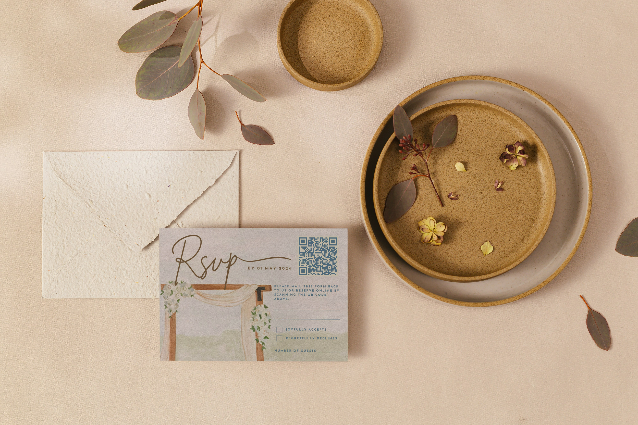 Wedding Invitation Painting and Design 1