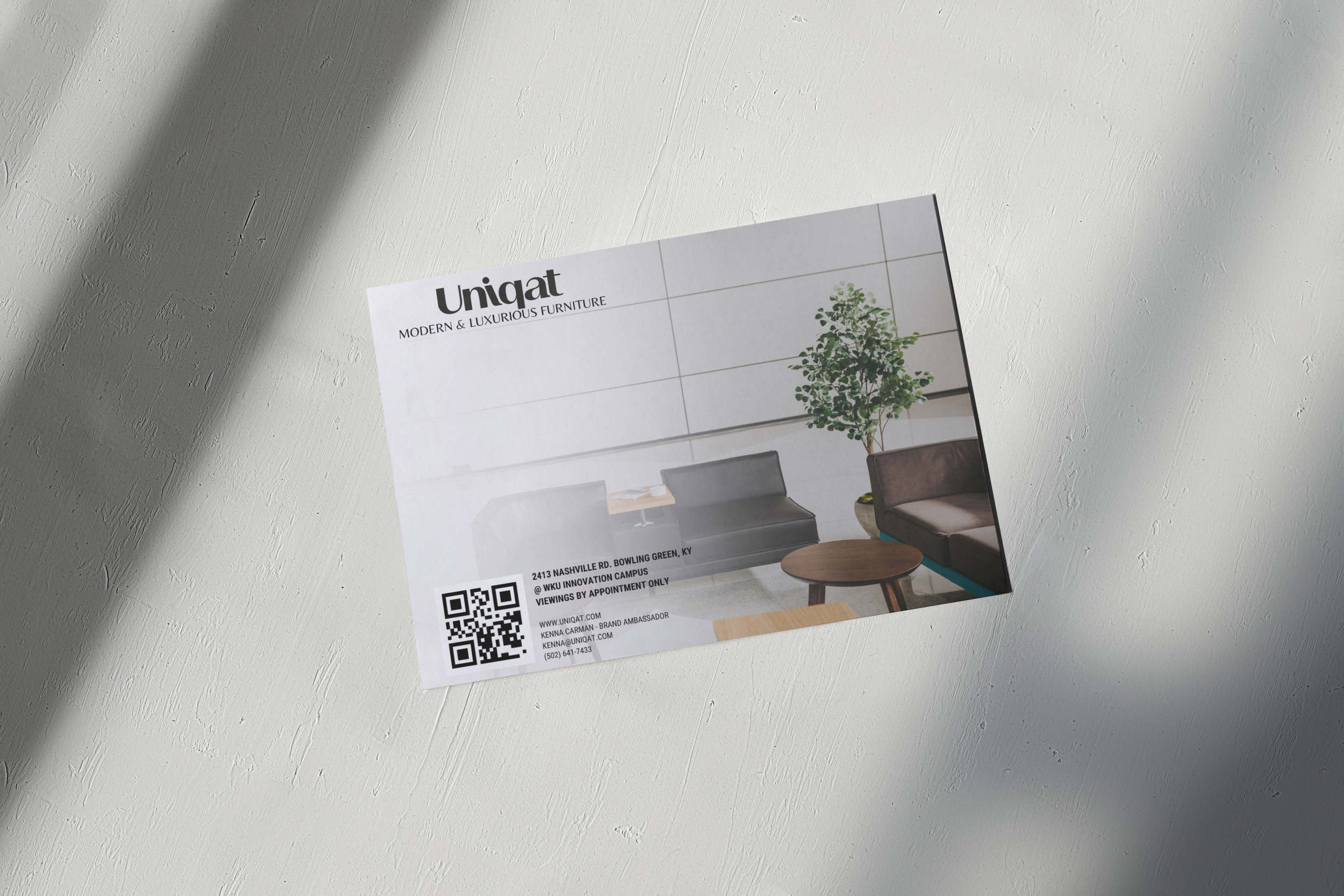 Uniqat Promotional Handout Design 4