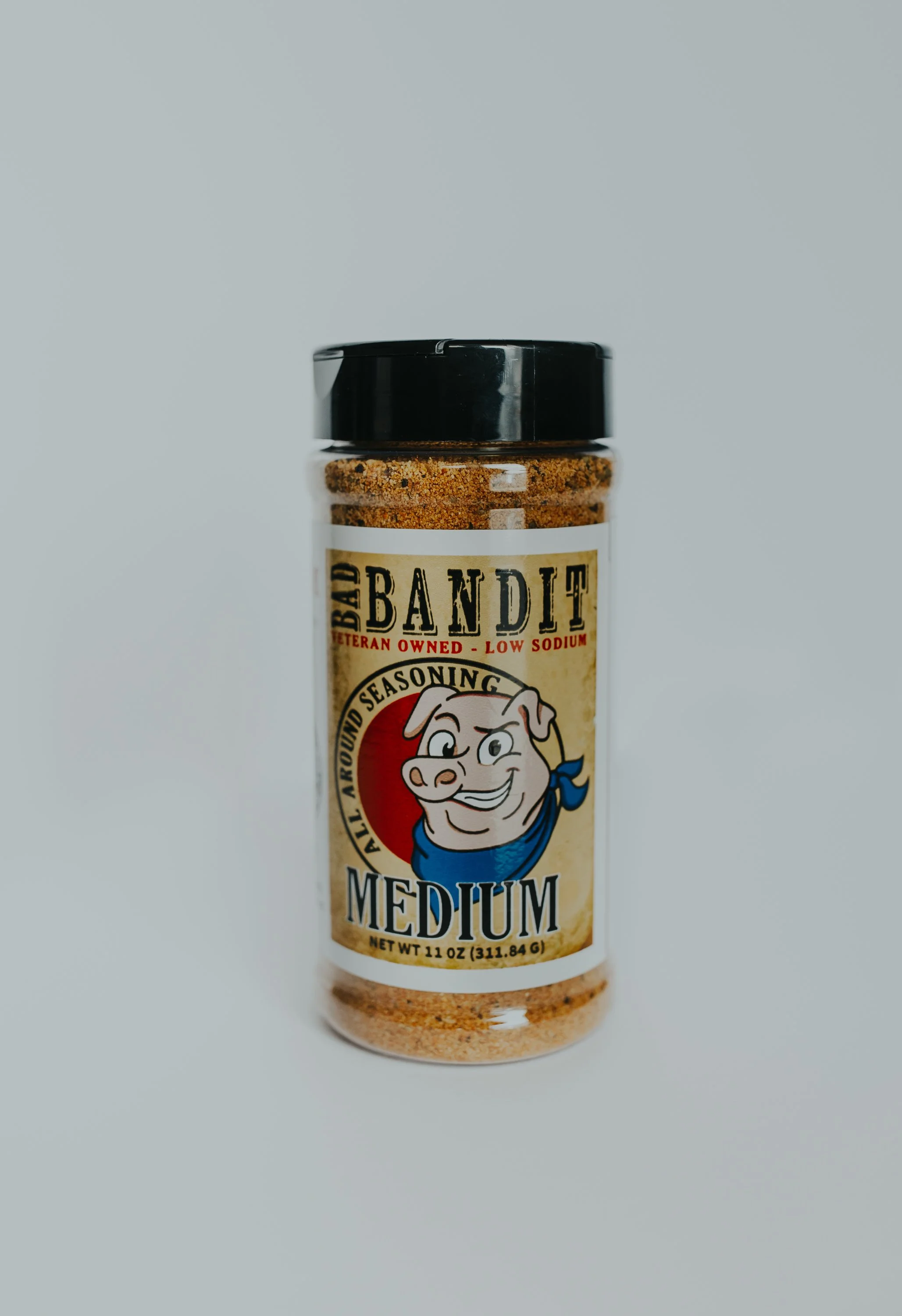 Bad Bandit Seasoning Logo and Bottle Design 2
