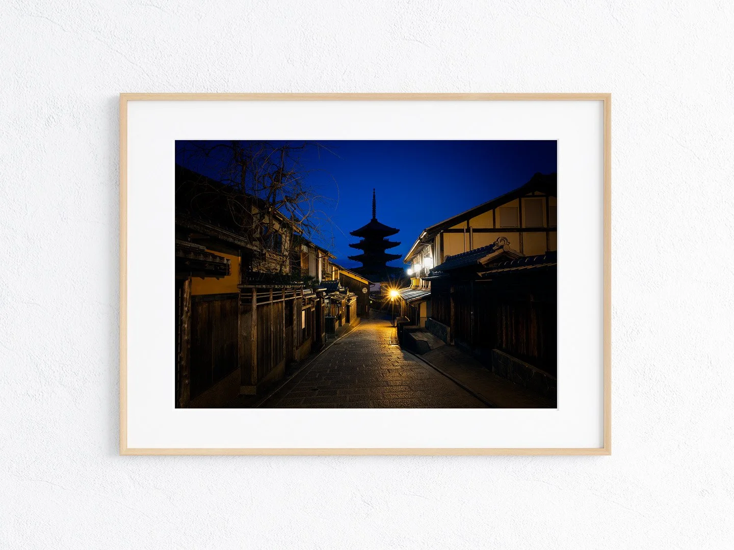 Kyoto Pagoda Blue Hour Sunrise