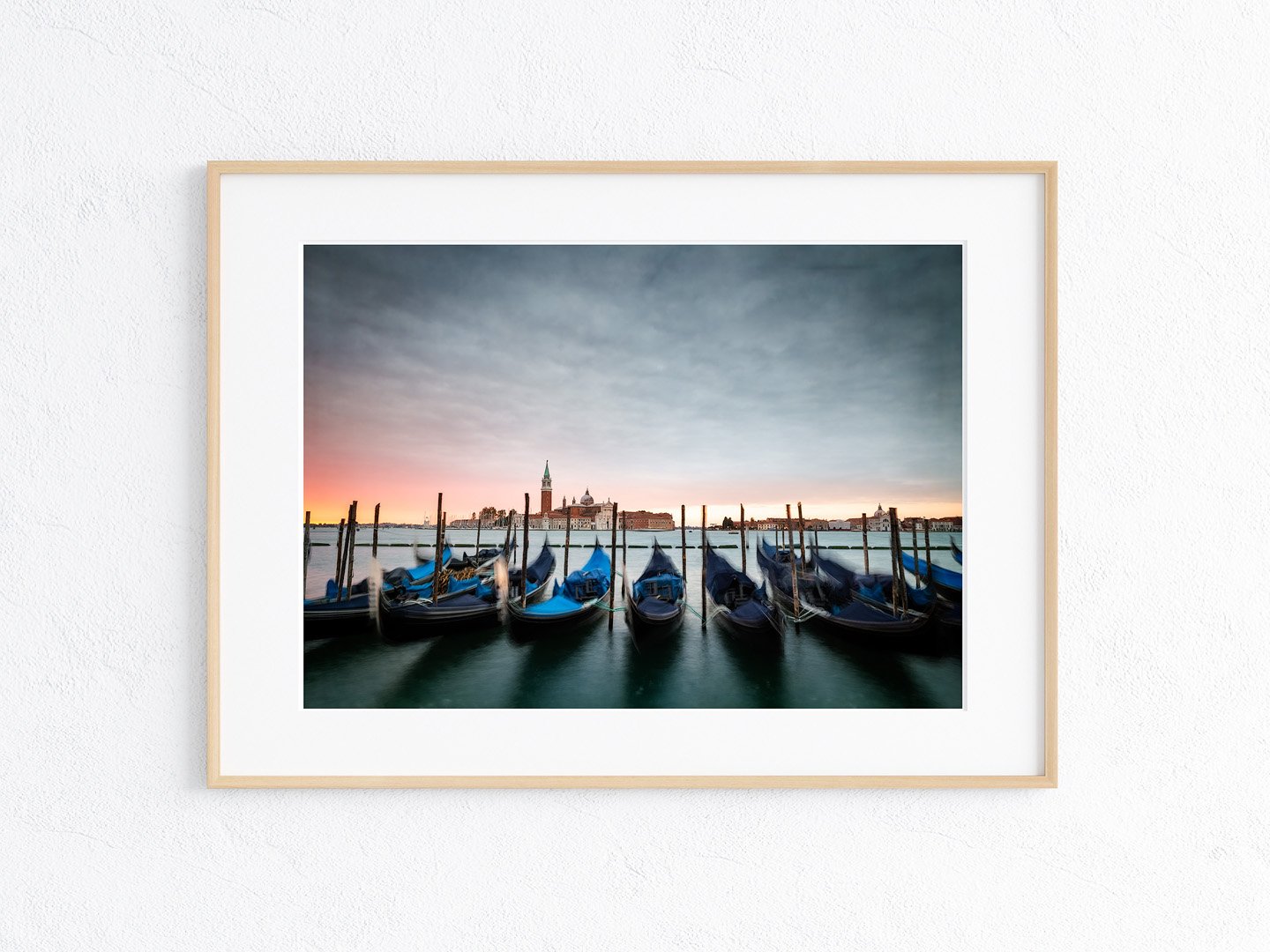 Venice Gondola Sunrise Fine Art Print