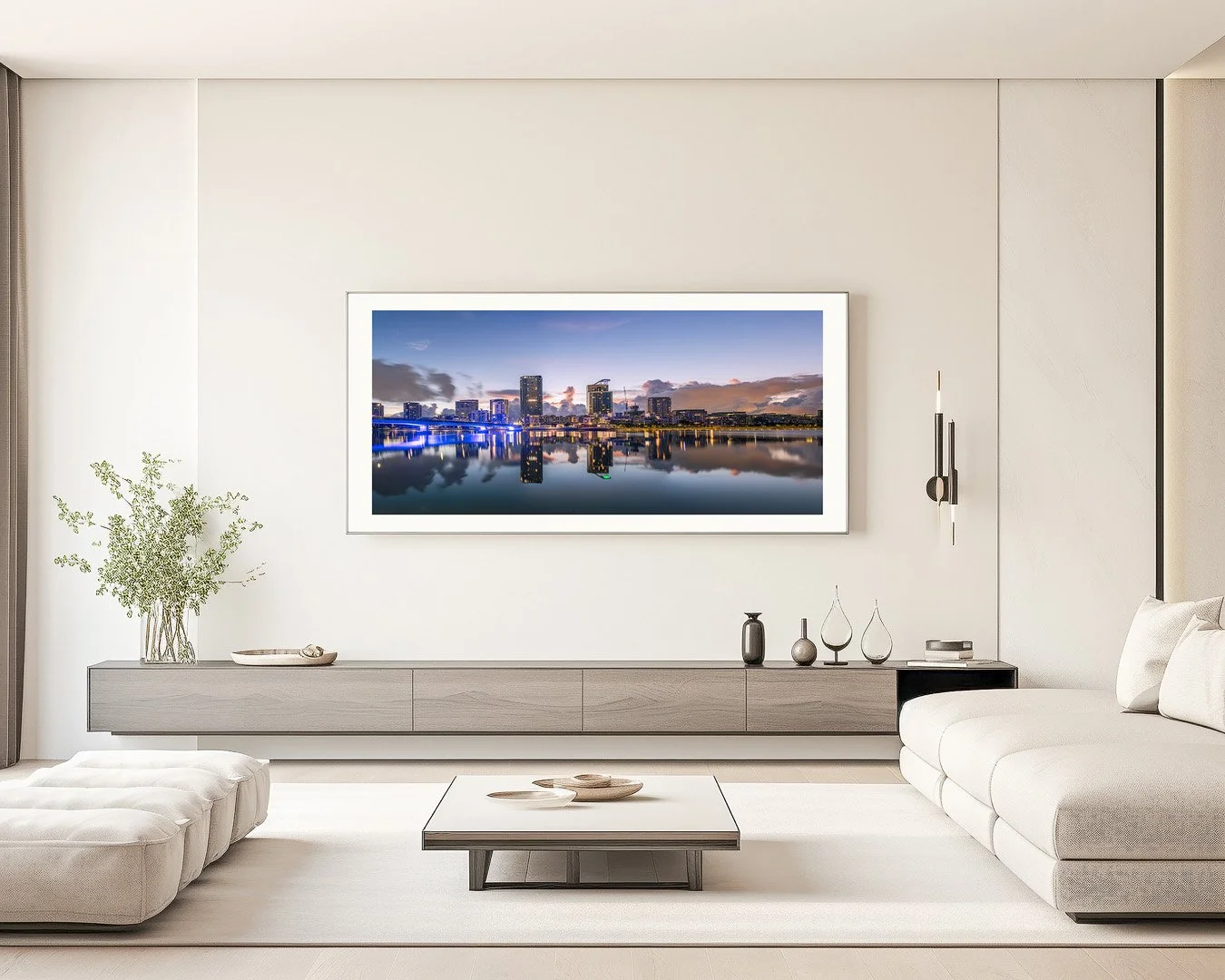 Rhodes Skyline Sunrise Fine Art Panoramic Print