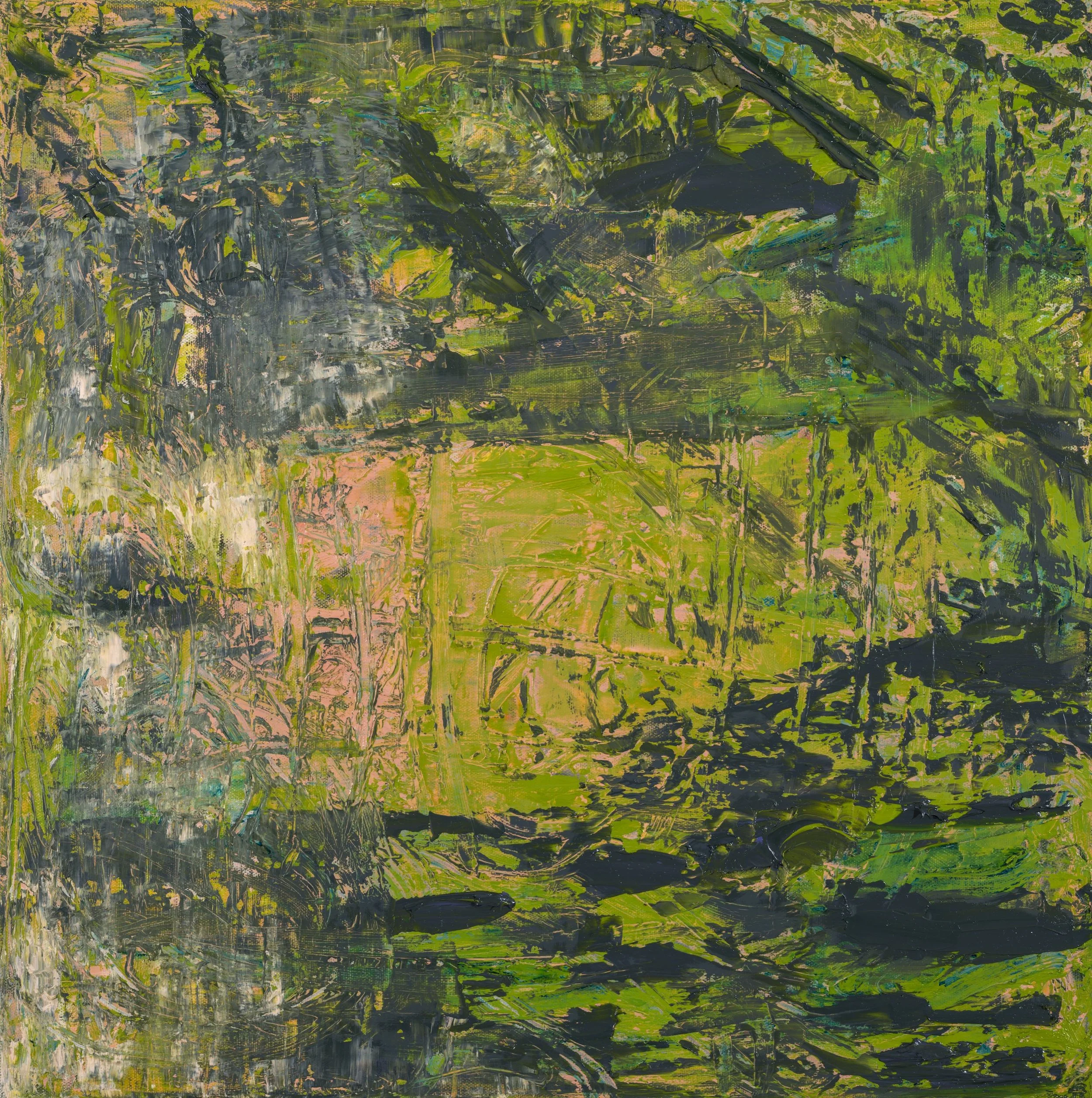 Green Glass Memory /
Oil on Canvas /
20 x 20