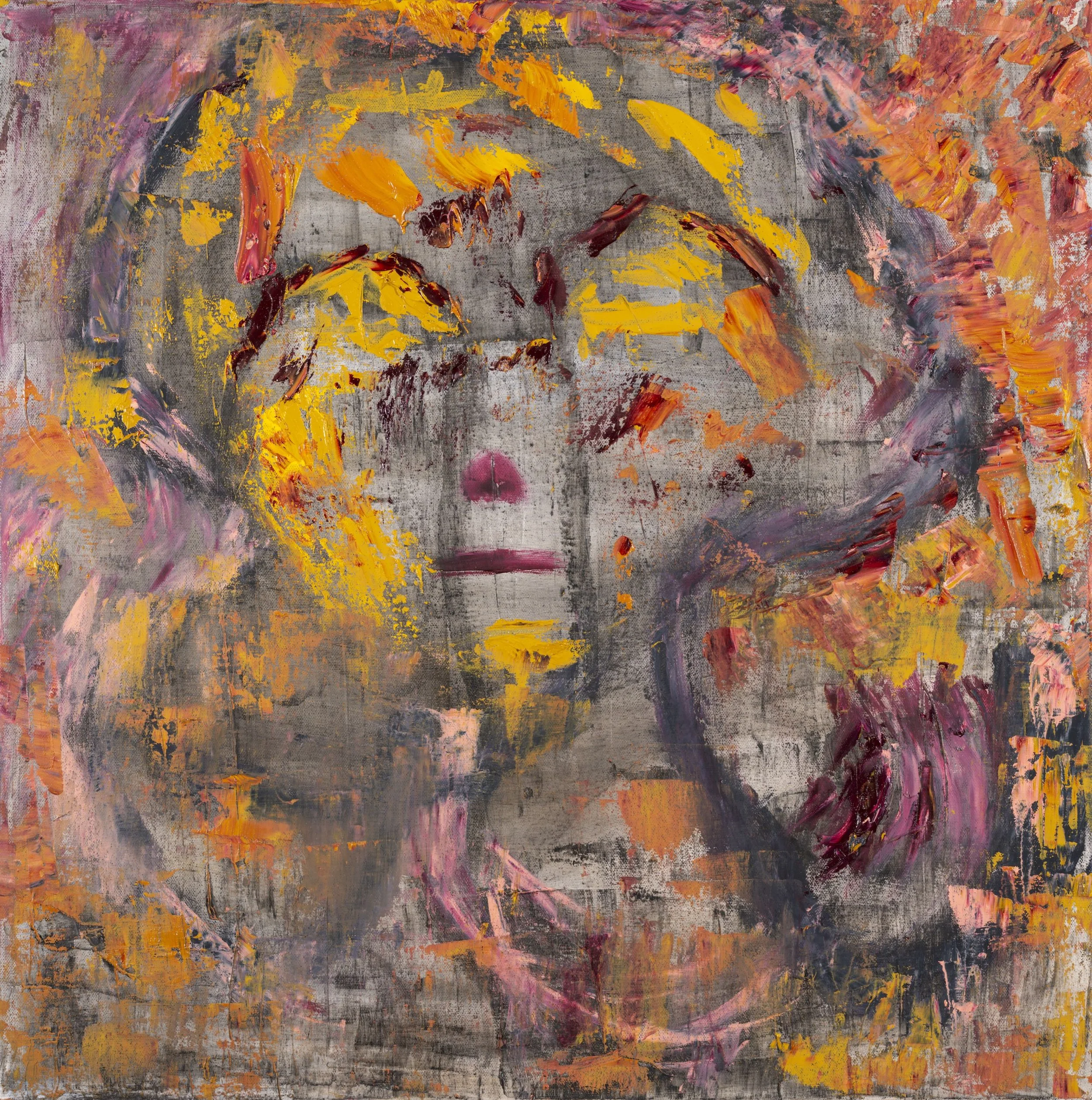 Face in the Fire /
Oil on Canvas /
24 x 24