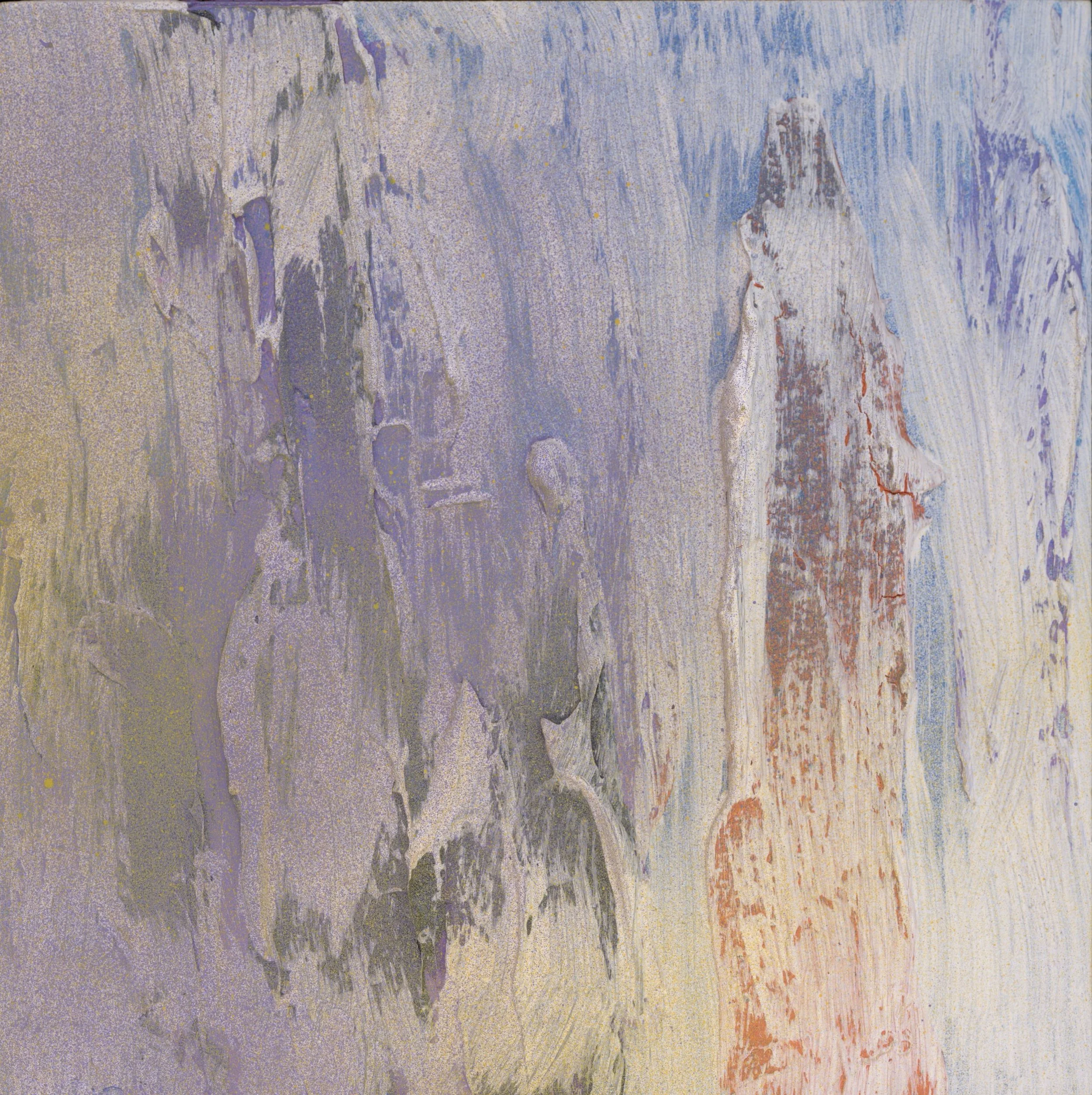 Ash and Echo /
Acrylic & Water Based Spray Paint on Canvas/
6 x 6