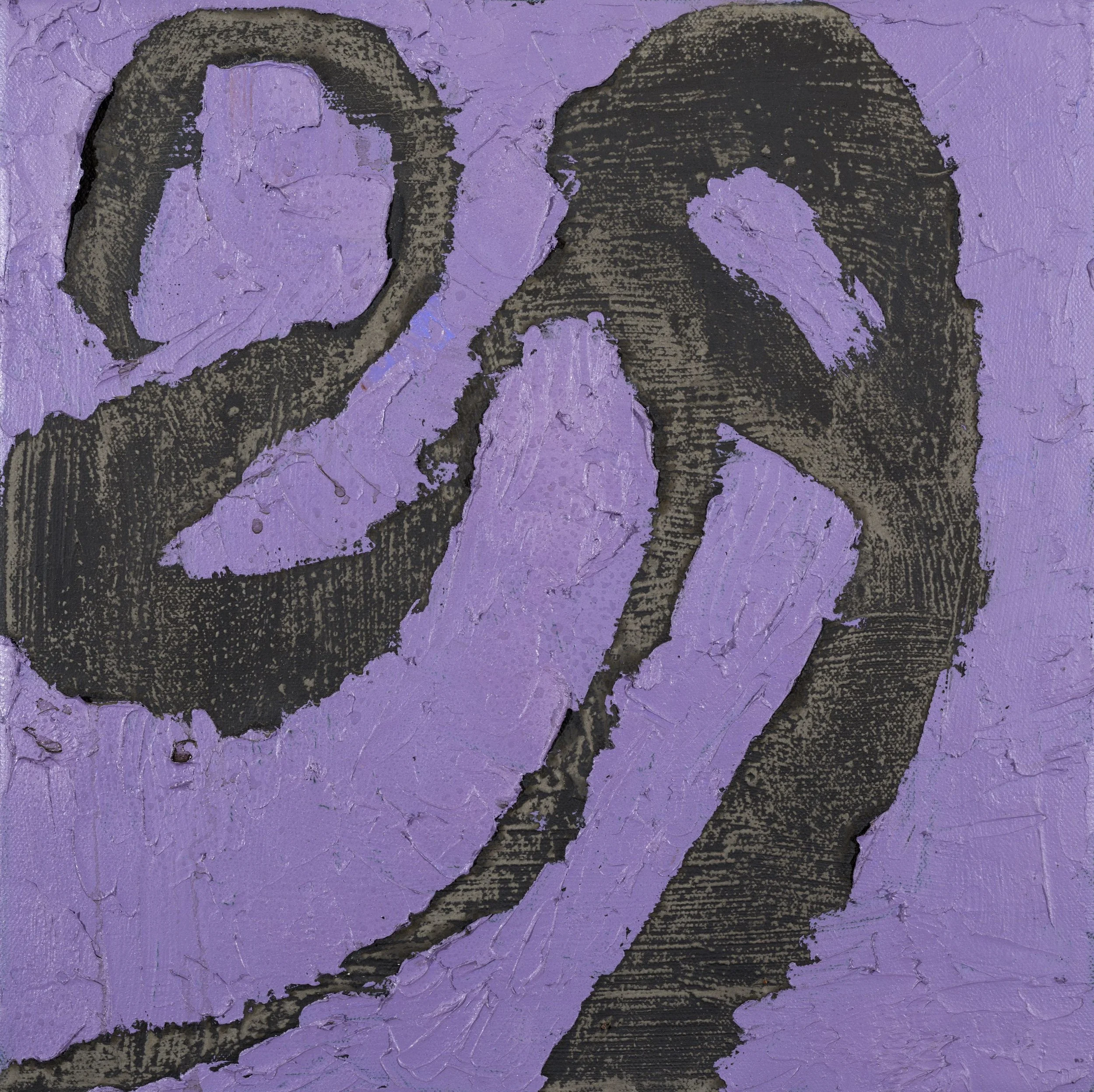 Tilted Signature /
Oil on Canvas /
14 x 14