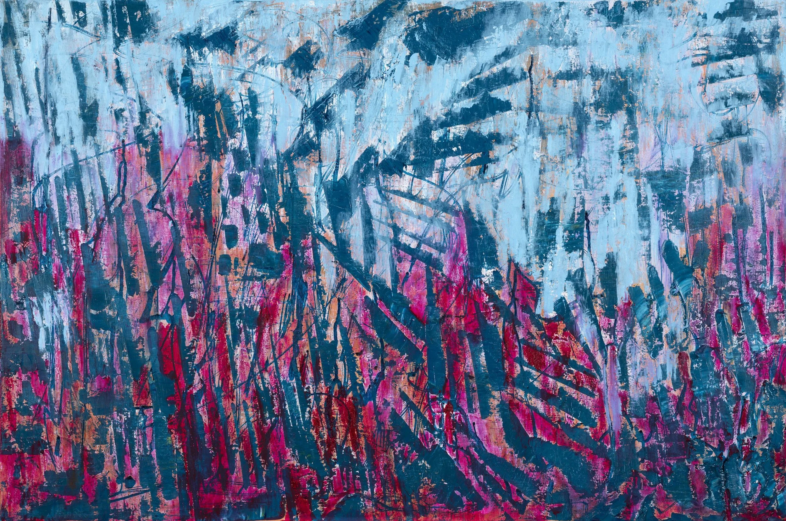 Signal in the Noise /
Oil on Canvas /
24 x 36 /