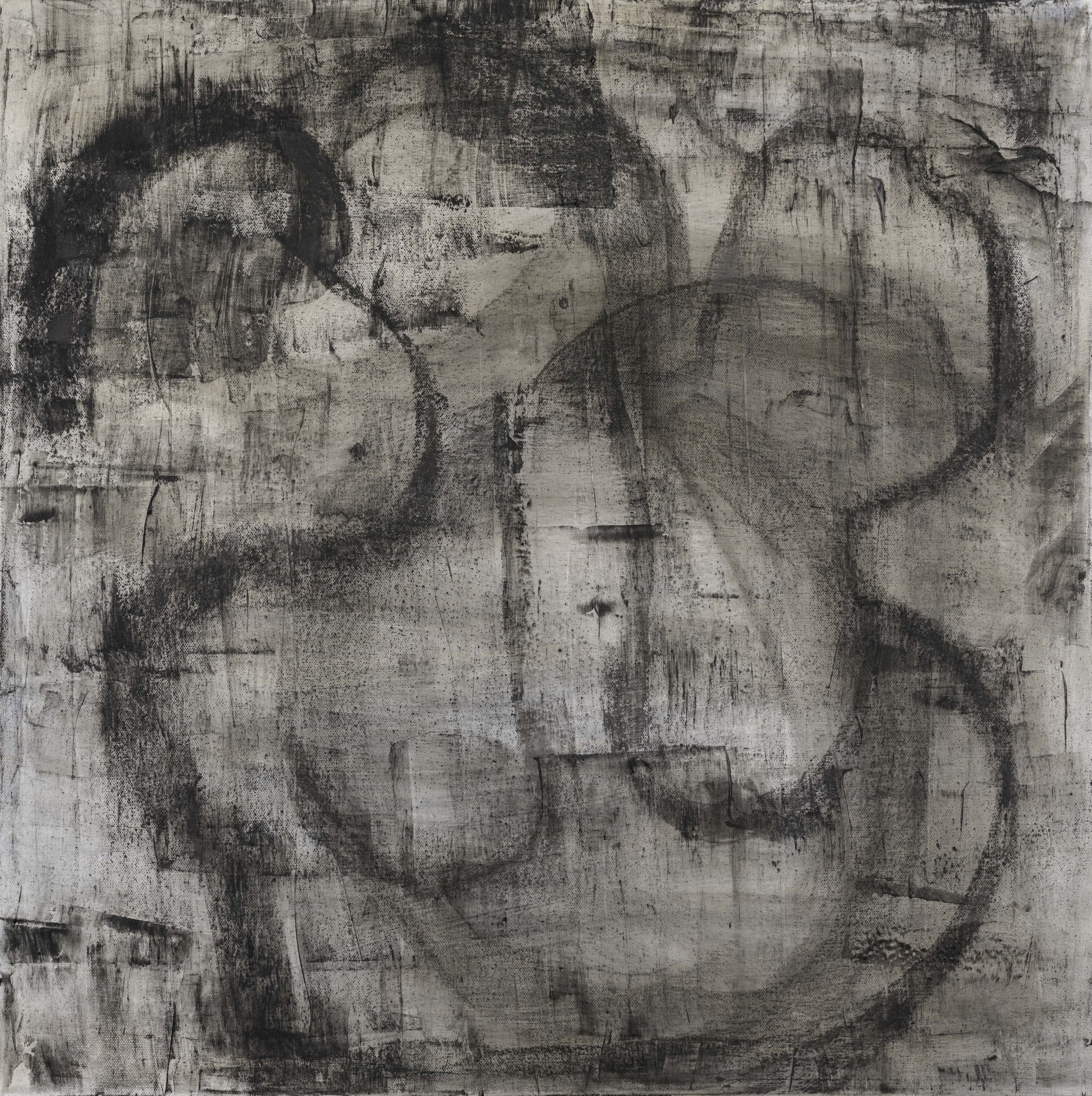 Echo Form /
Oil with Charcoal /
24 x 24