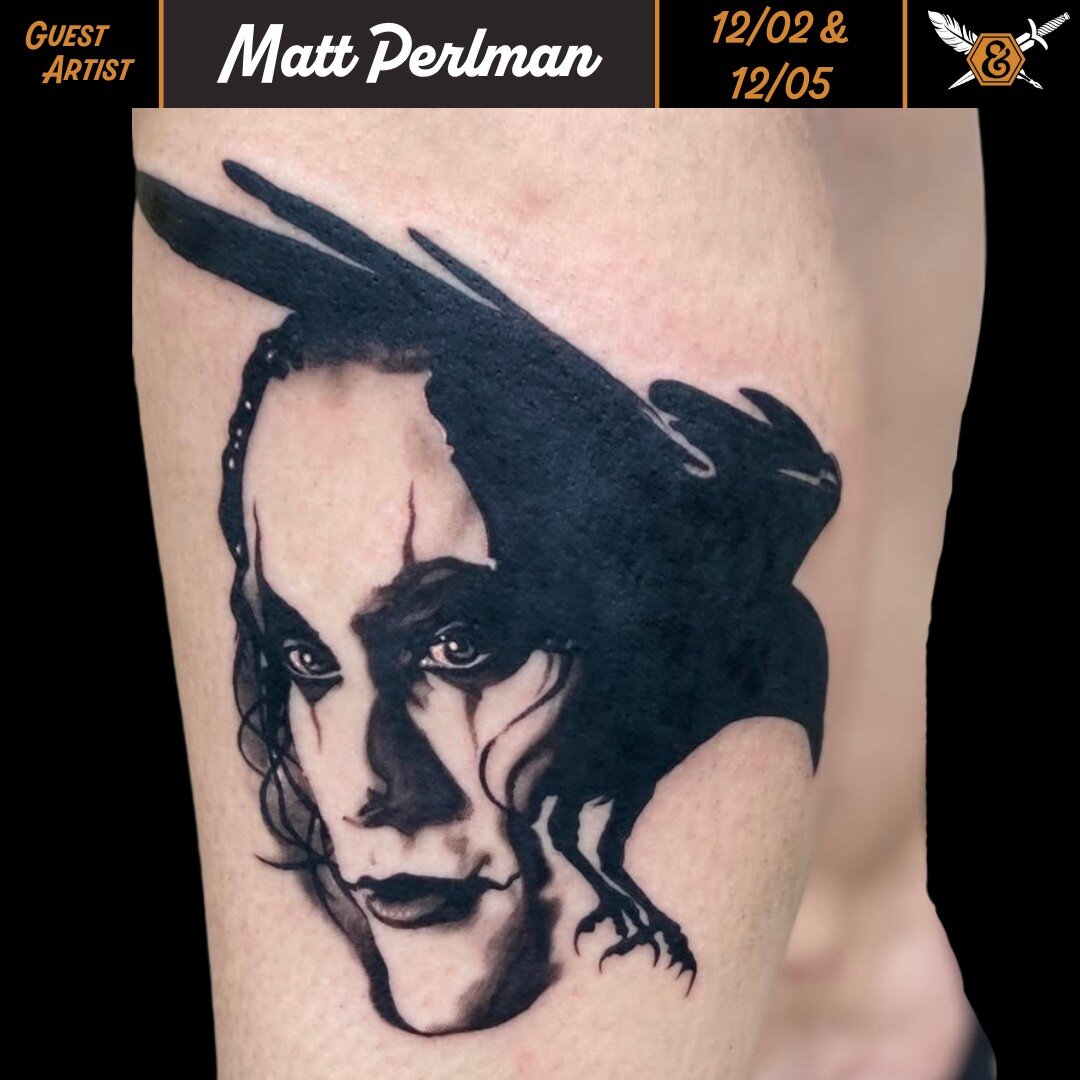 New guest alert! @deadmess  is joining us this winter on December 2nd &amp; 5th 💥

Matt specializes in black and gray realism and has a penchant for portrait and horror tattoos ⛓ Whether you&rsquo;re a horror movie buff or looking to get a pet portr