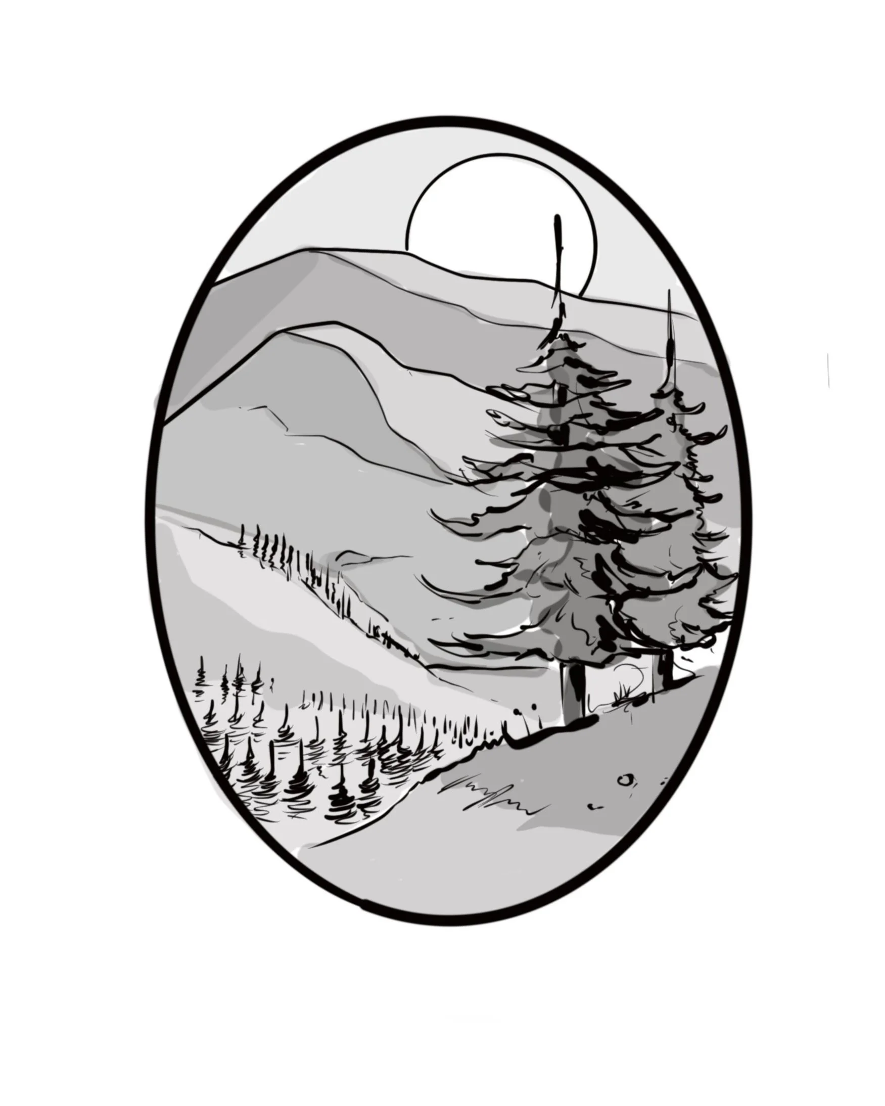 Matt - Nature Scene #3 - $300 - 4in