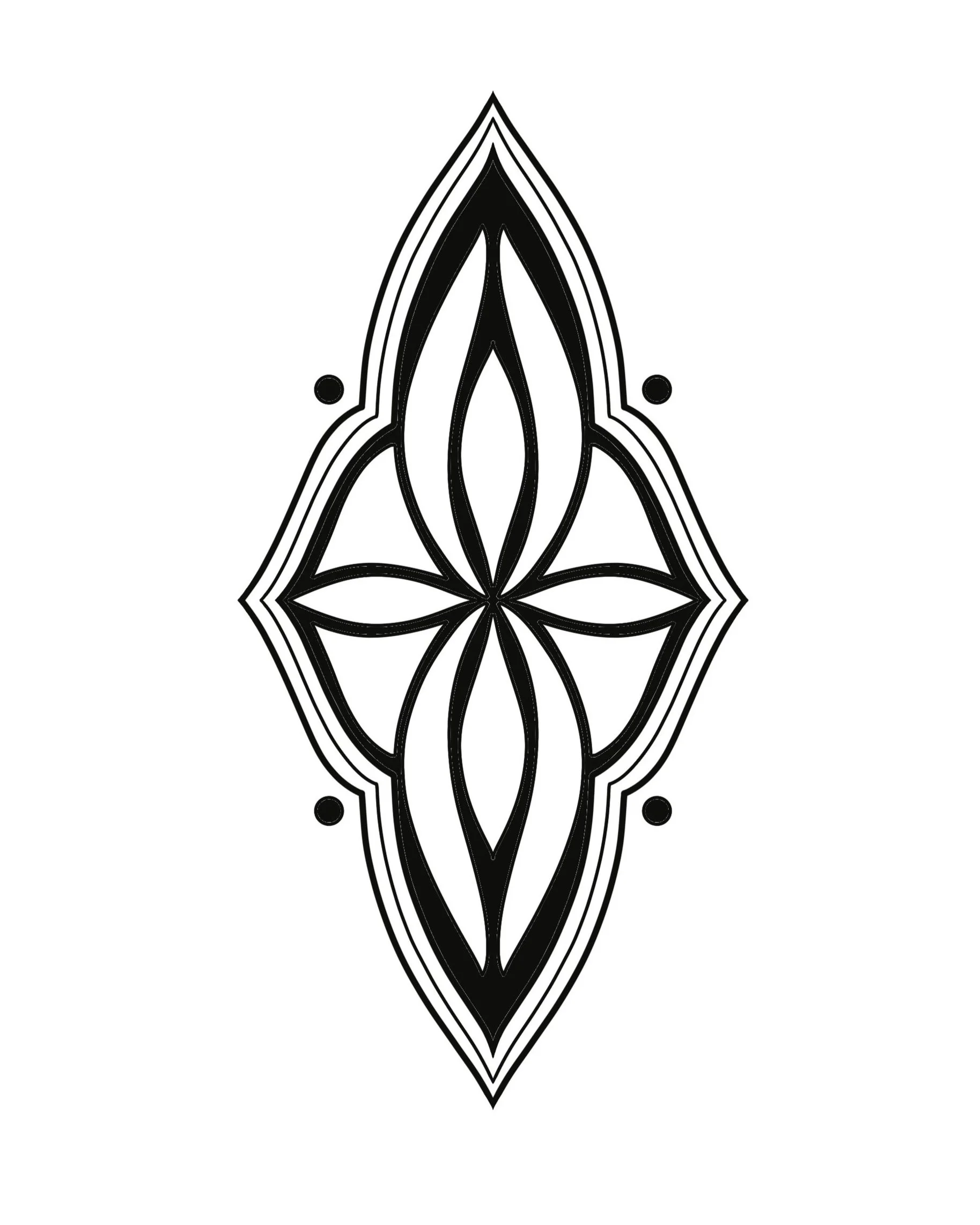 Amber - Goth Window - $500 - 6in