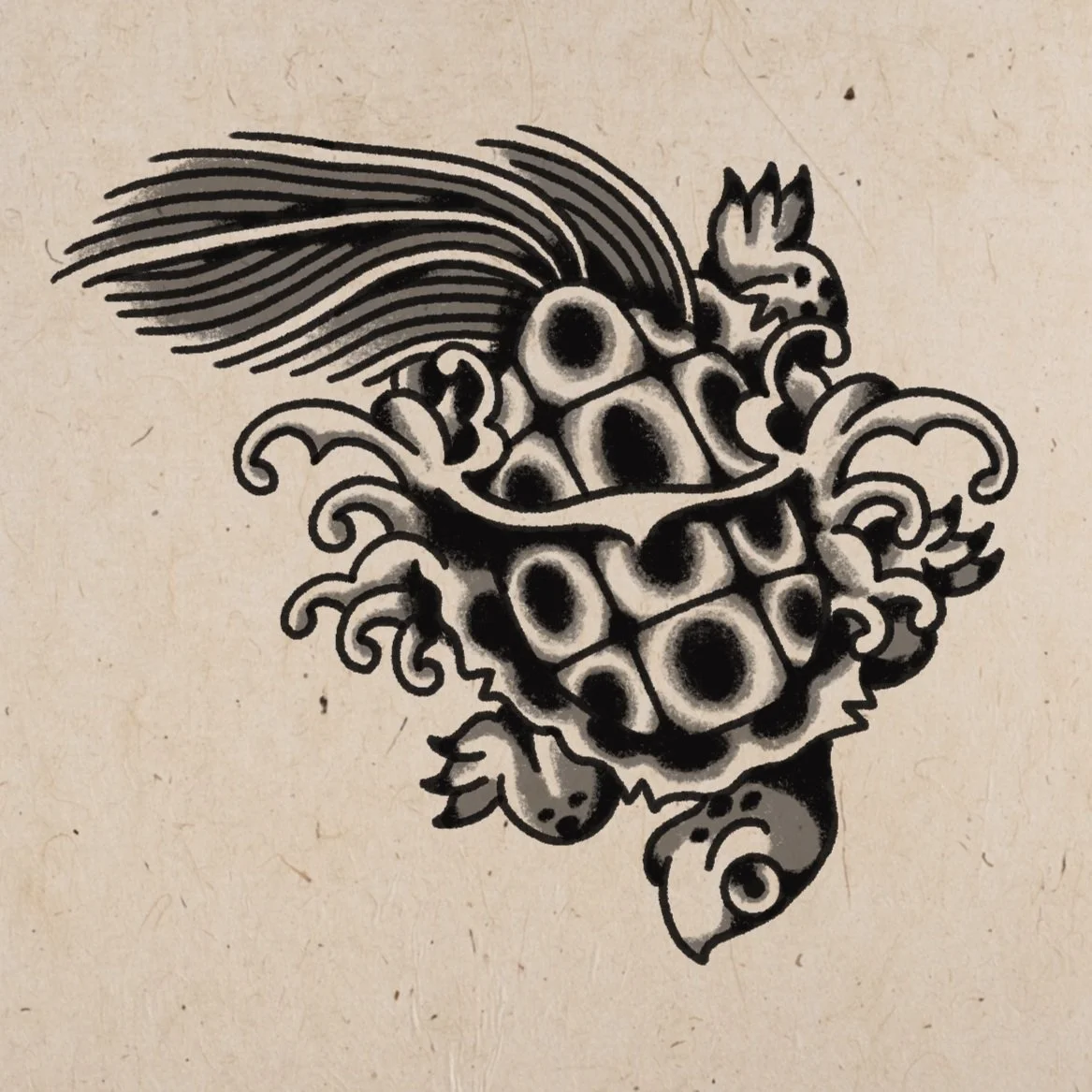 Bryn - Splash Turtle - $450 - 4in