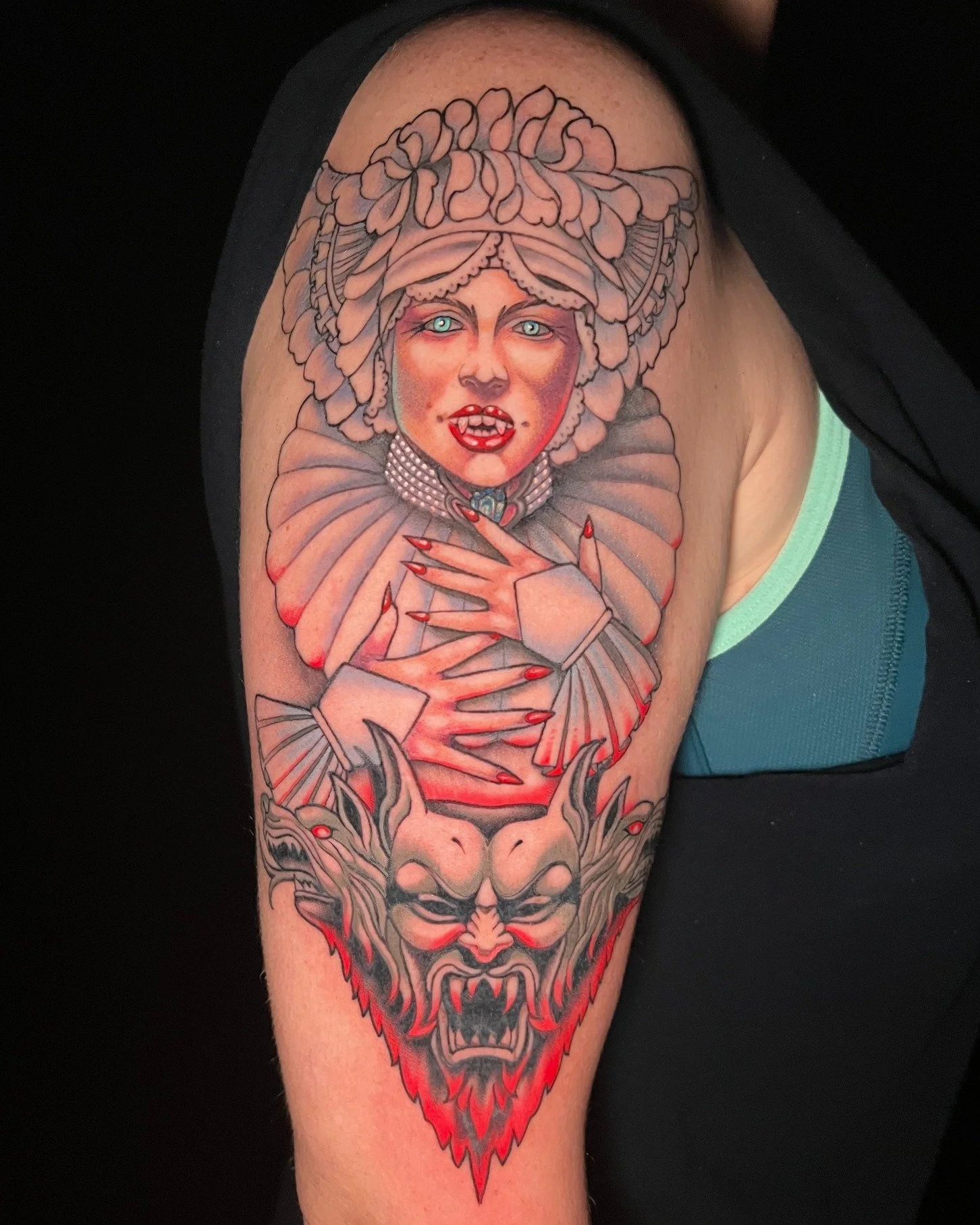 Lucy from Bram Stoker's Dracula done by @lilith_tattoos at Ink &amp; Dagger⚰

To book Flash or Custom tattoos with Lilith, tap the link in our bio to fill out a booking form or give us a call at 770-692-4245!

 #inkanddaggertattoo #roswell #roswellta