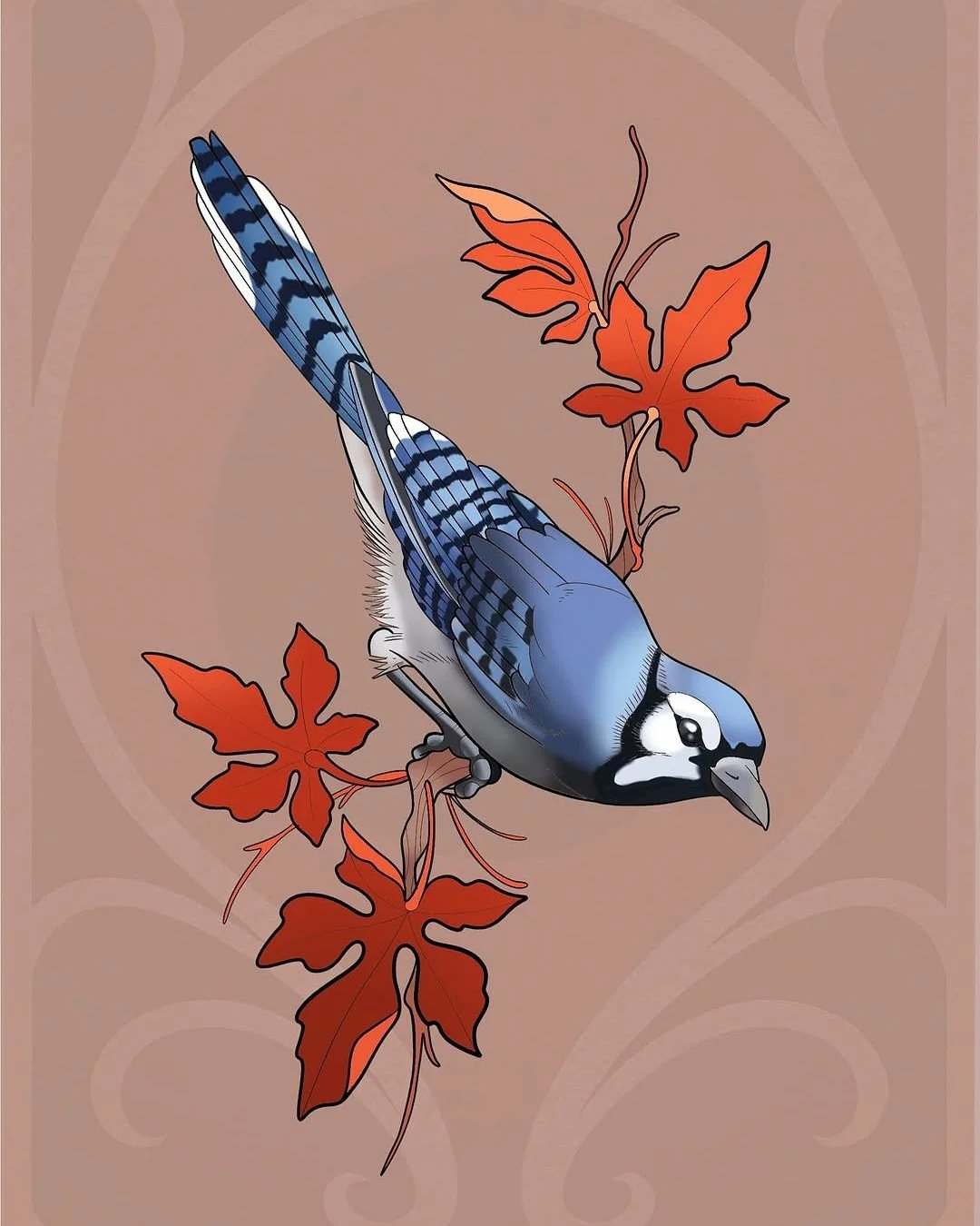 Mel Perlman - @mizmeltattoos is tattooing at @inkanddaggertattoo give them a follow! - Blue jays are loud little guardians &mdash; symbols of finding your voice, speaking your truth, and fiercely protecting your people. They remind me to stay bold, s