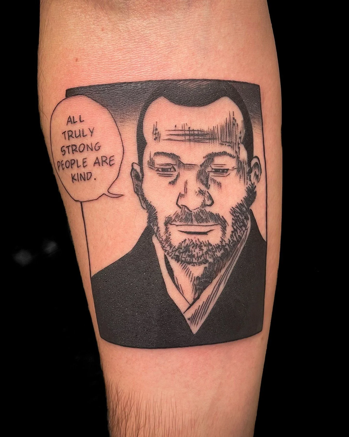 Brian Bennett - @Brianb.tattoos is tattooing at @inkanddaggertattoo give them a follow! -
Black and Grey Cartoon Tattoo is Brian's specialty!

#inkanddagger #inkanddaggertattoo #Comicarttattoo #atlantatattooartist #tattoo #atlantatattooartist  #atlta