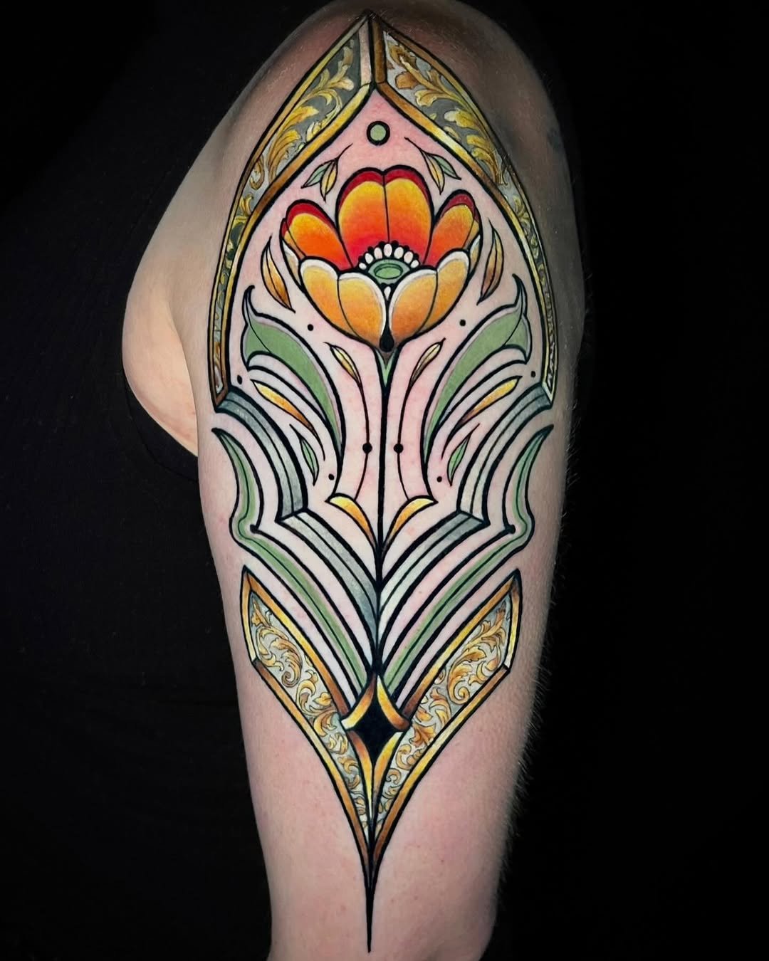 Cortney Norton - @cortneynorton is tattooing at @inkanddaggertattoo give them a follow! - Conceptualized femme plate armor🛡️Thanks for traveling &amp; I can&rsquo;t wait for our next upcoming project together, Hollen! &hearts;️ &bull; &bull; &bull; 