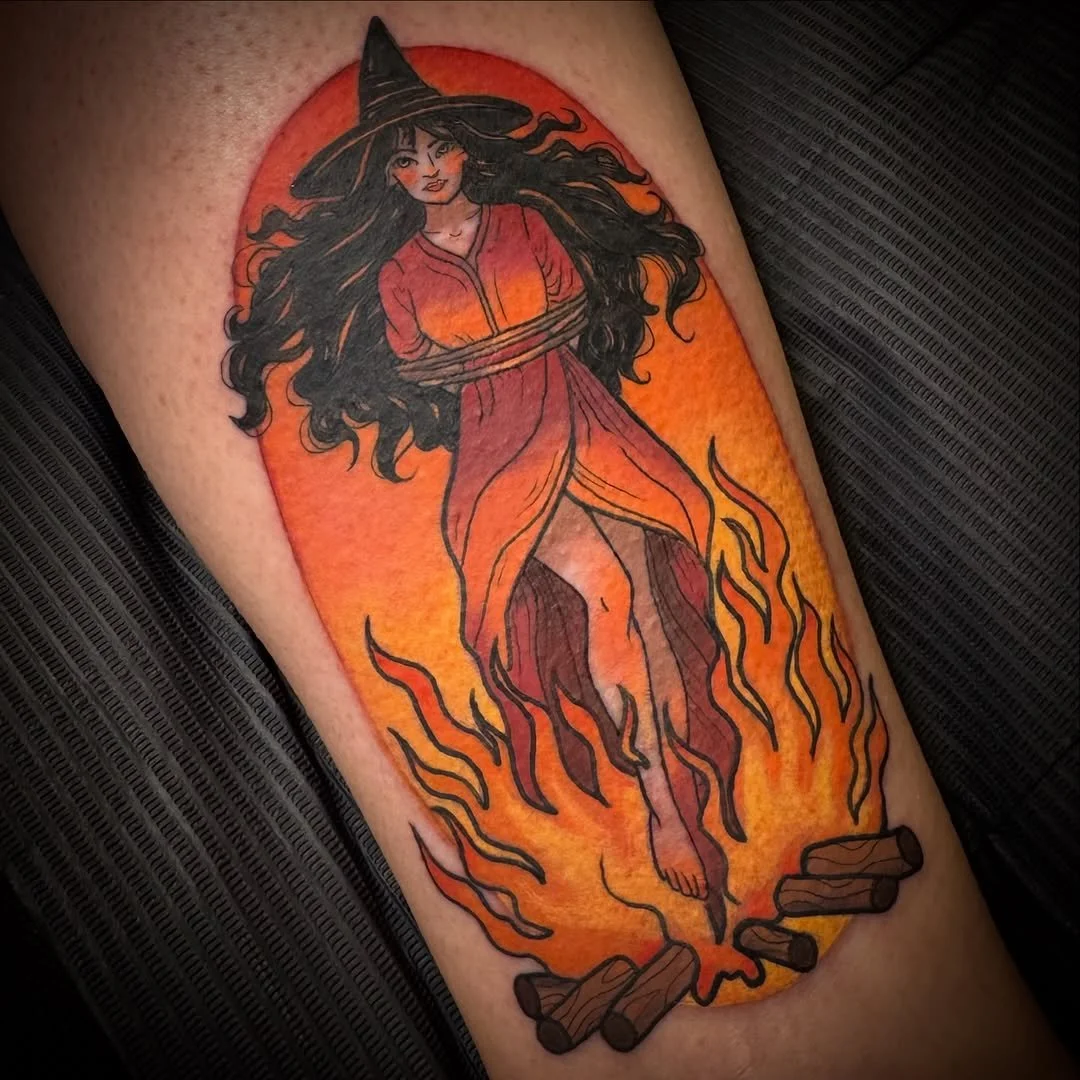 Mel Perlman - @mizmeltattoos is tattooing at @inkanddaggertattoo give them a follow! - Sandra&rsquo;s seen a leprechaun, Eddie touched a troll, Laurie danced with witches once, Charlie found some goblins gold. Donald heard a mermaid sing, Susy spied 