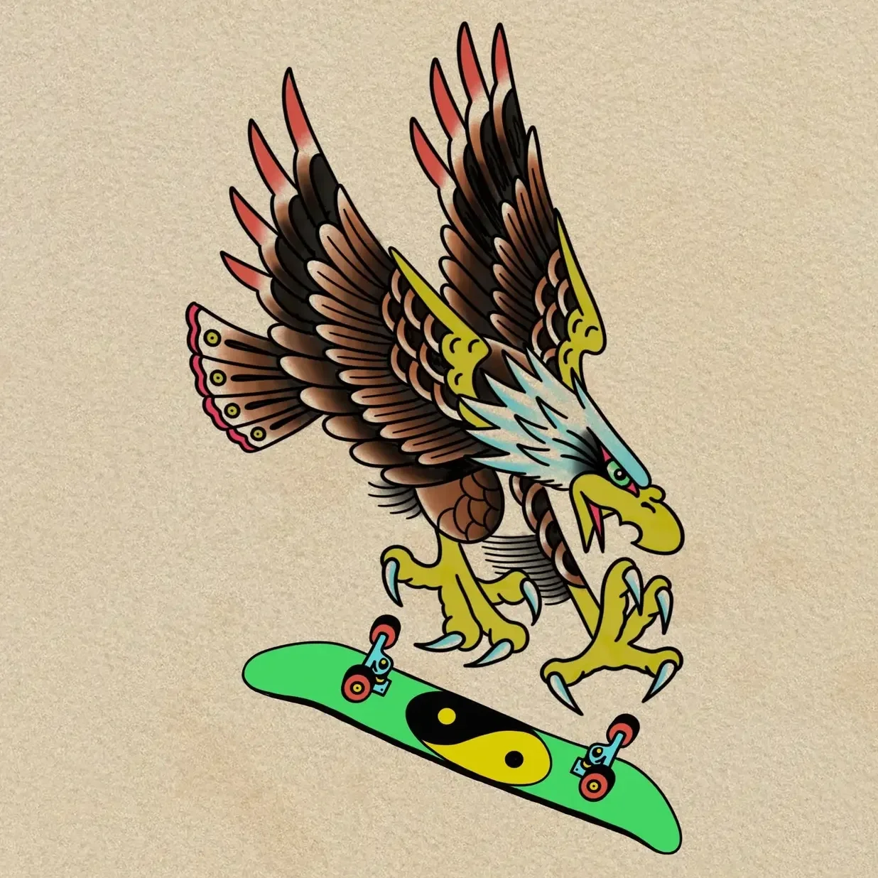 Craig Brock - SKEAGLE - 8x5" - $750