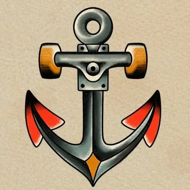 Craig Brock - SKANCHOR - 4x3" - $350