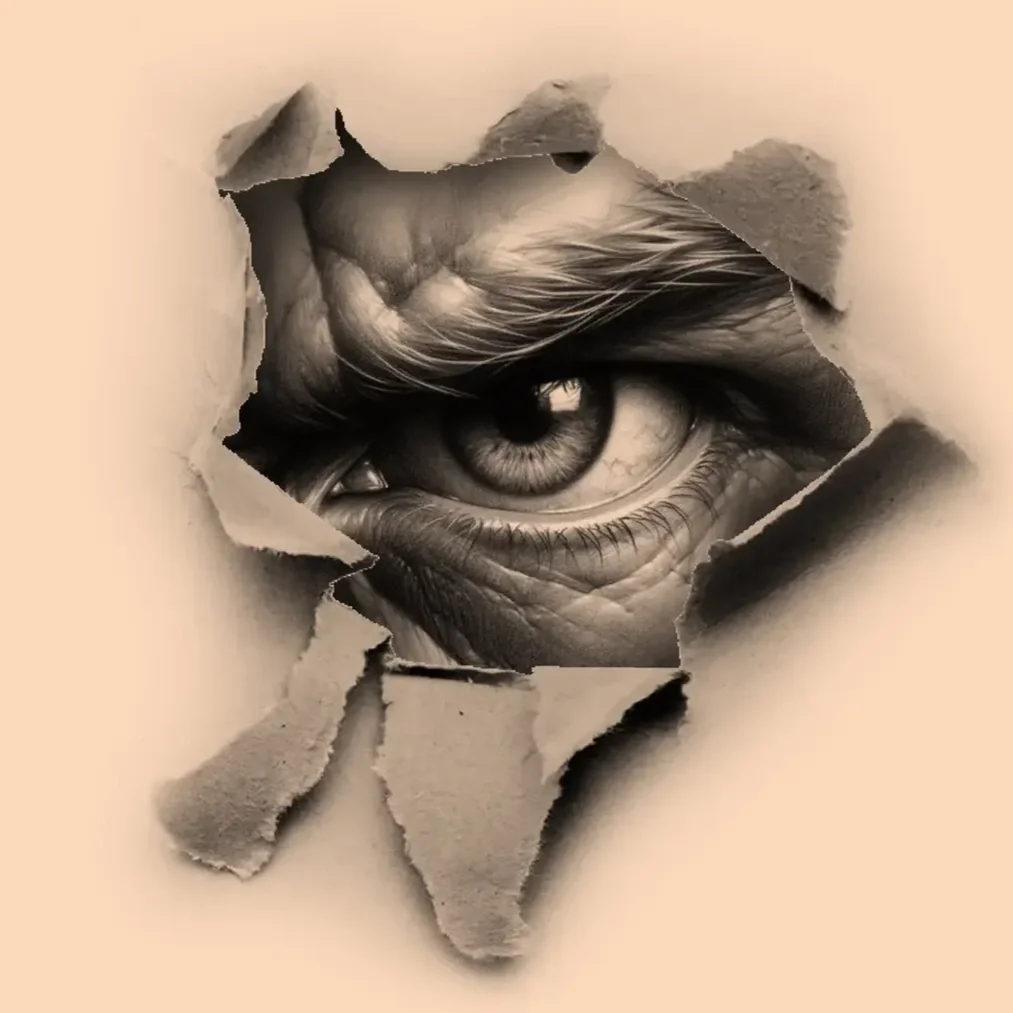 Robert Beeman - Skin Rip Eye - 5" - $900
